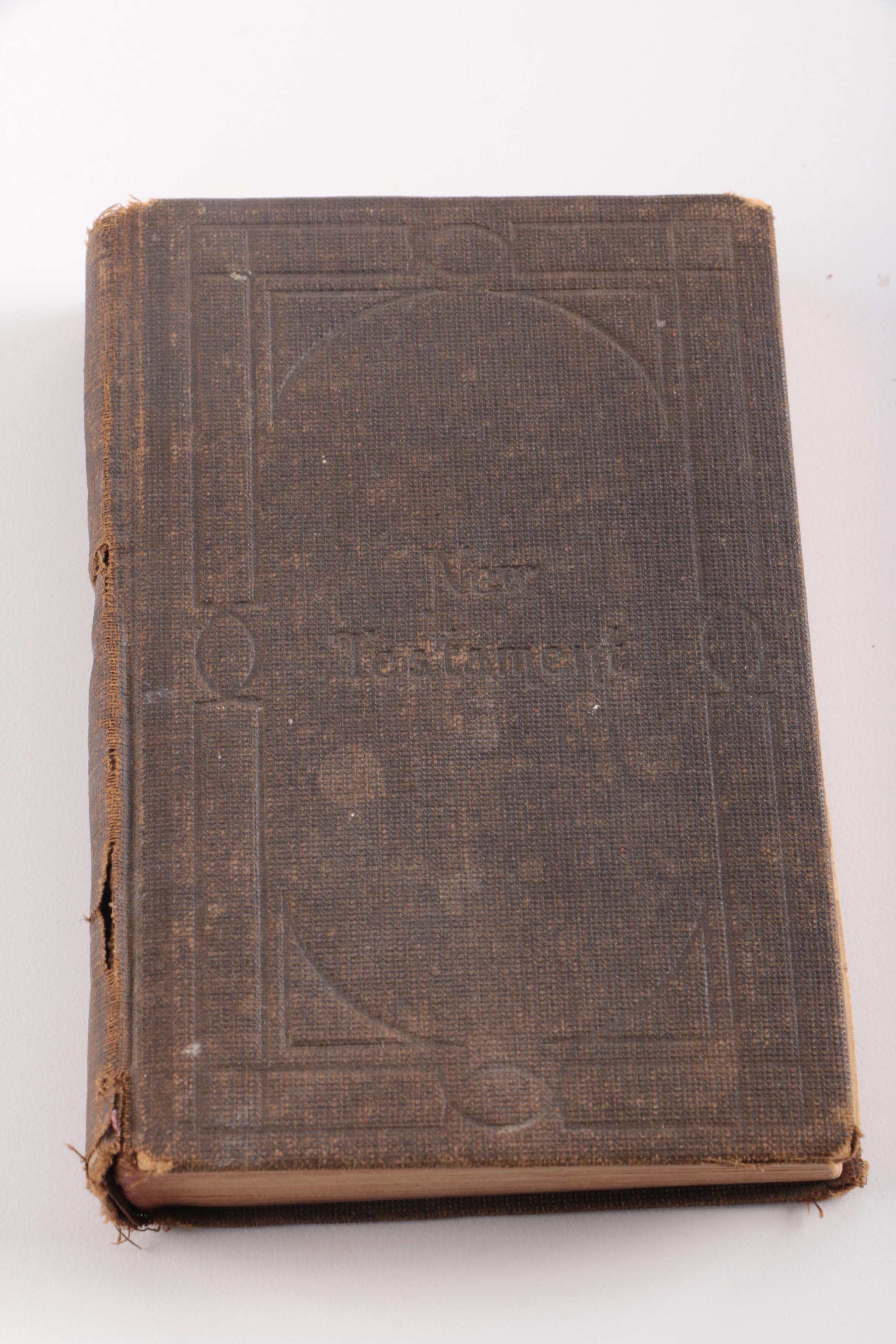 "The New Testament" and "Common Prayer" Book