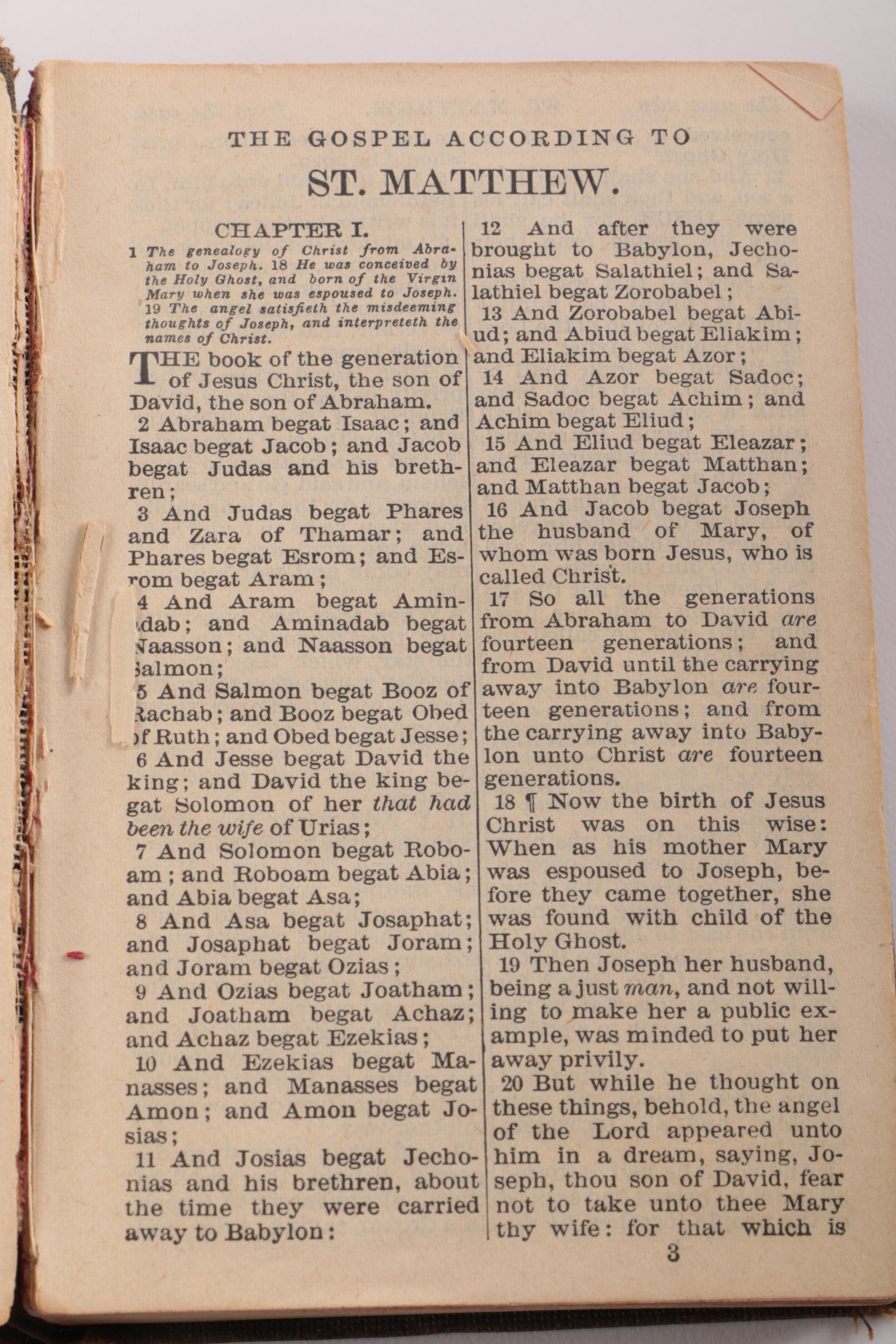 "The New Testament" and "Common Prayer" Book