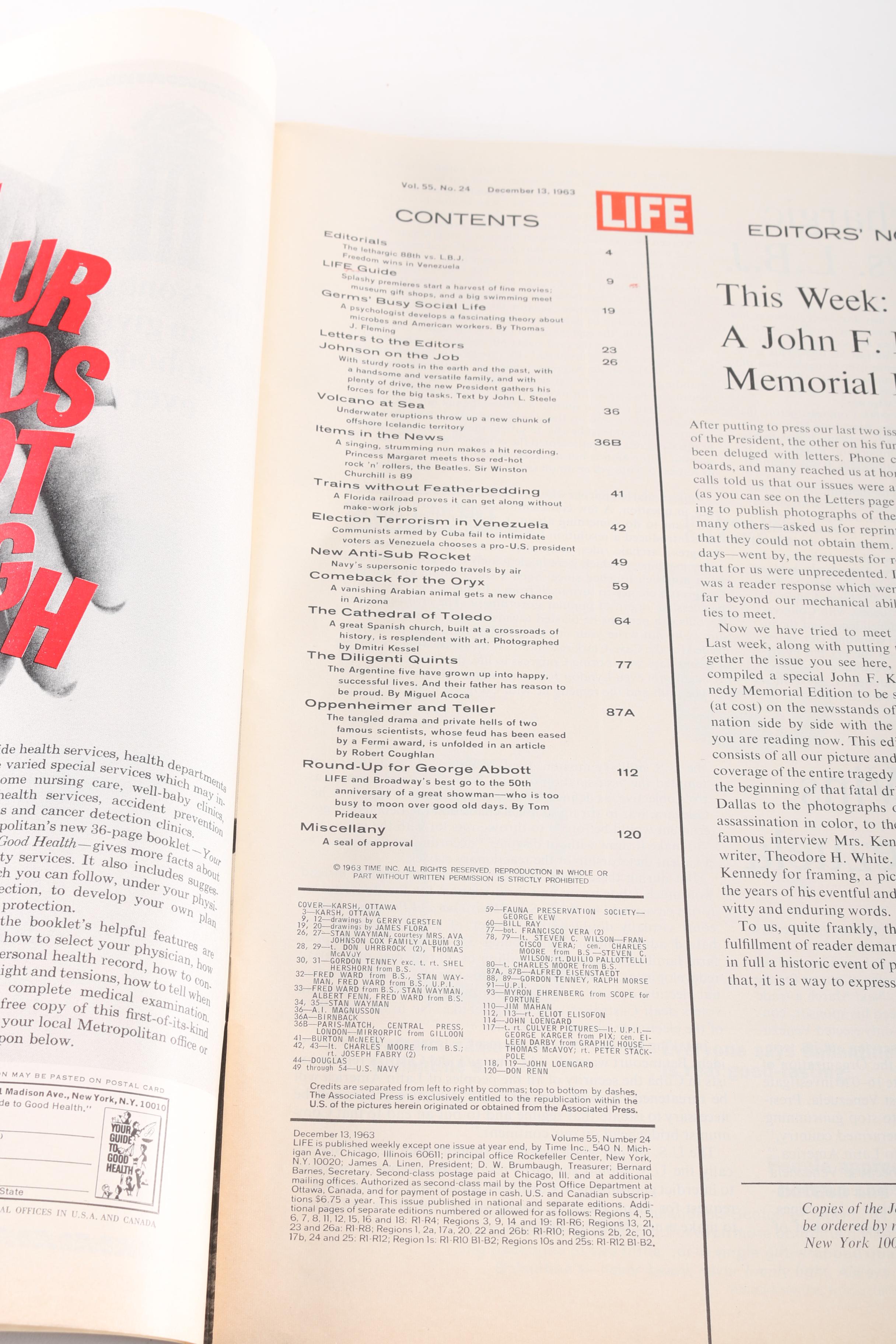 Vintage "Life" Magazines