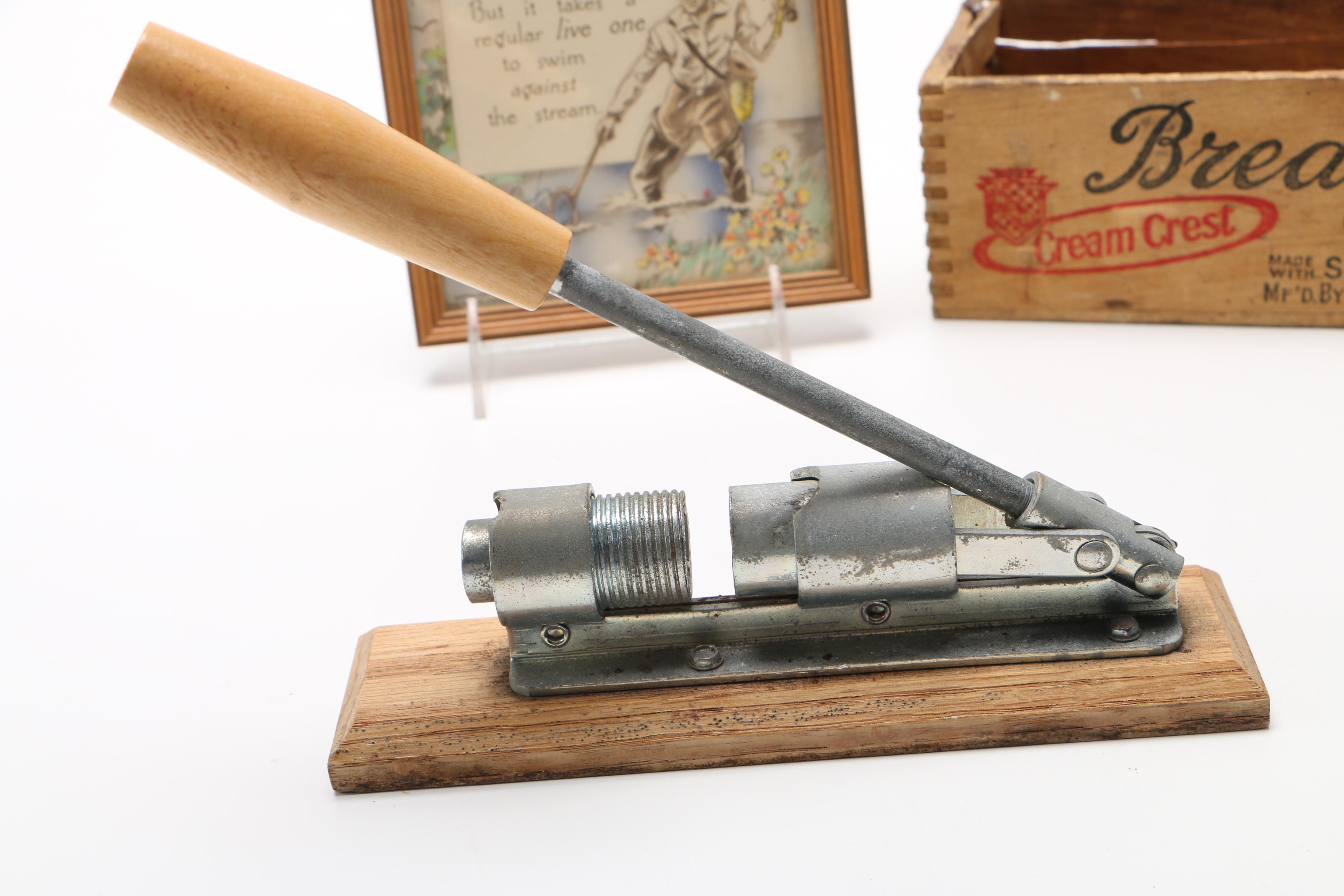 Decorative Items Featuring Breakstone's Cream Cheese Box