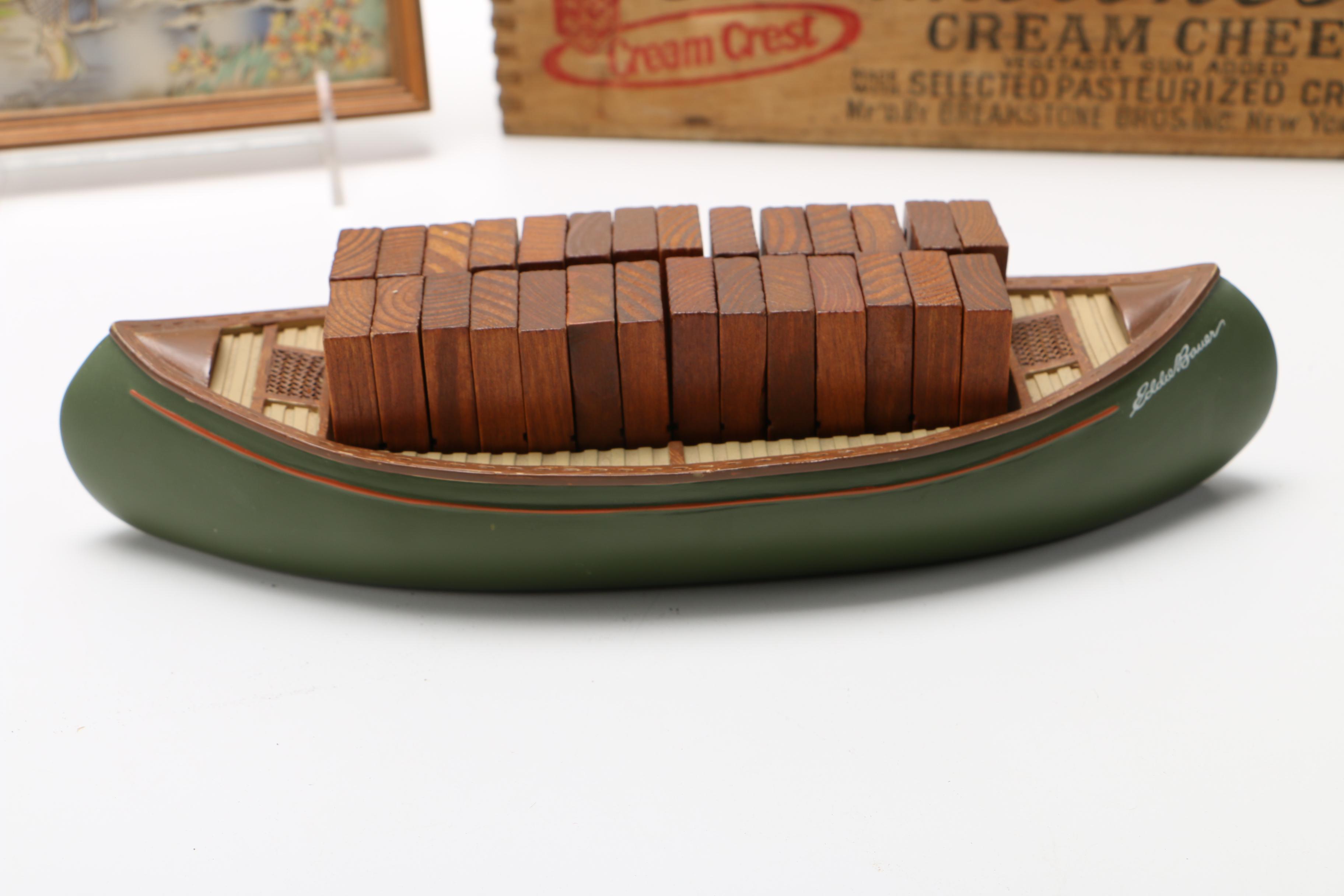 Decorative Items Featuring Breakstone's Cream Cheese Box