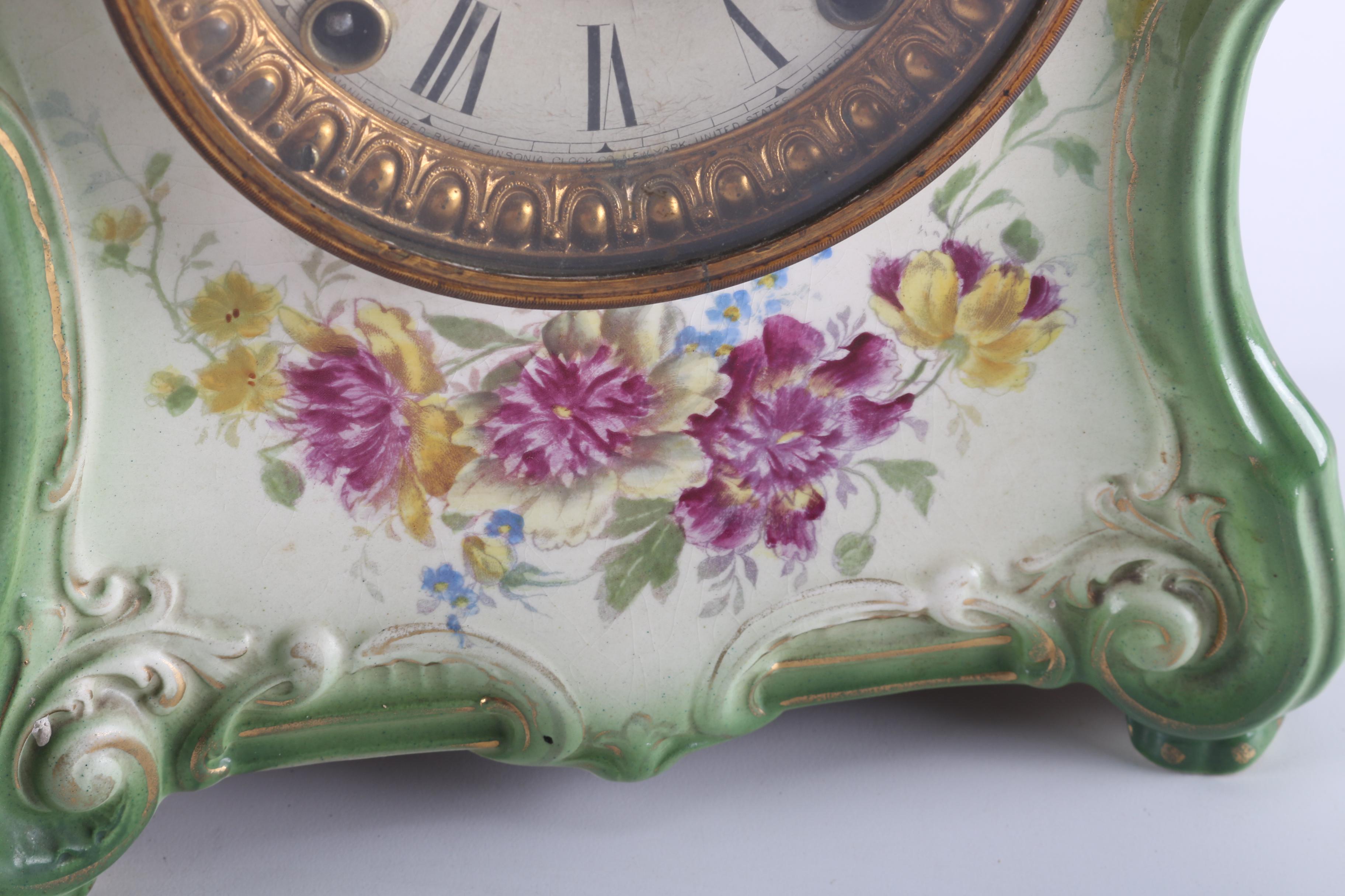 Royal Bonn "La Teste" Mantle Clock