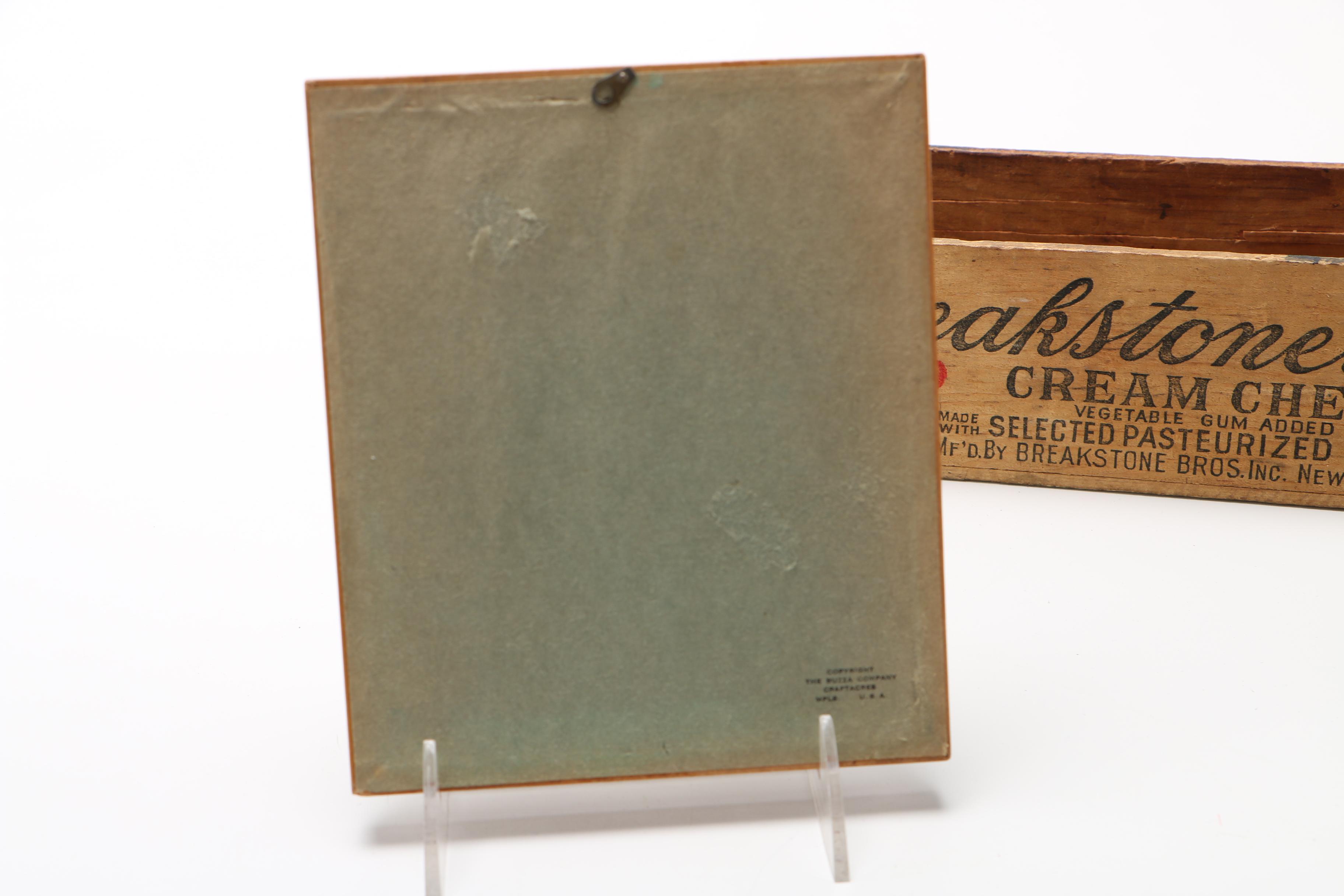 Decorative Items Featuring Breakstone's Cream Cheese Box