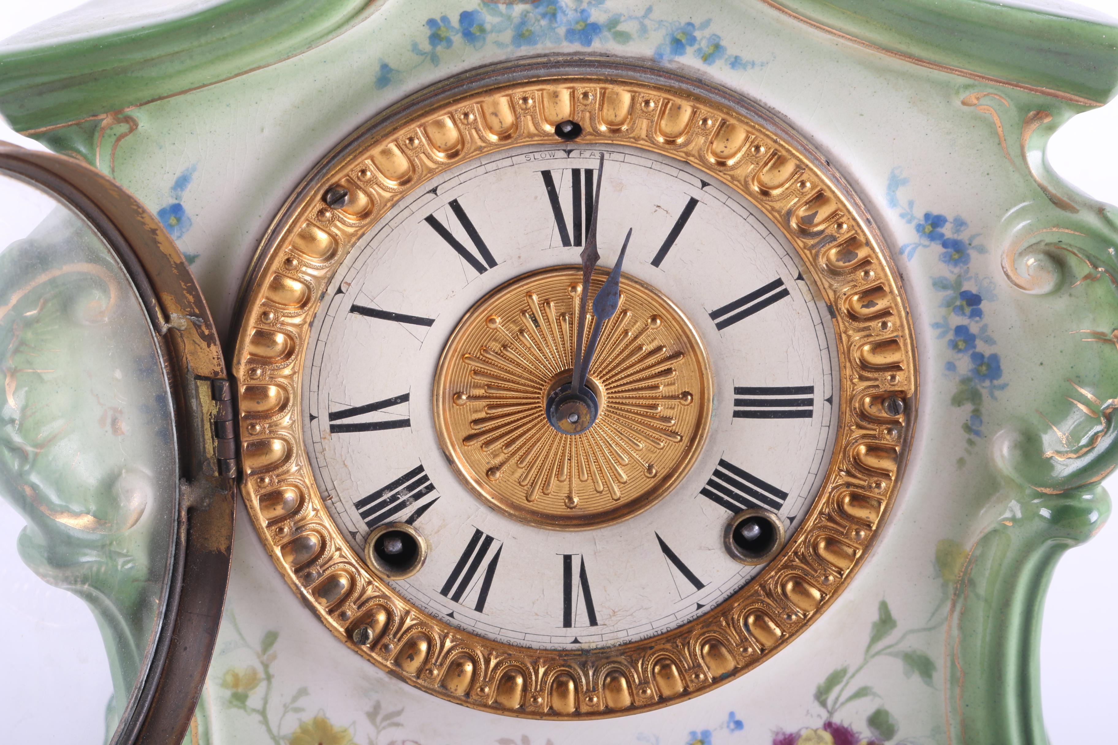 Royal Bonn "La Teste" Mantle Clock