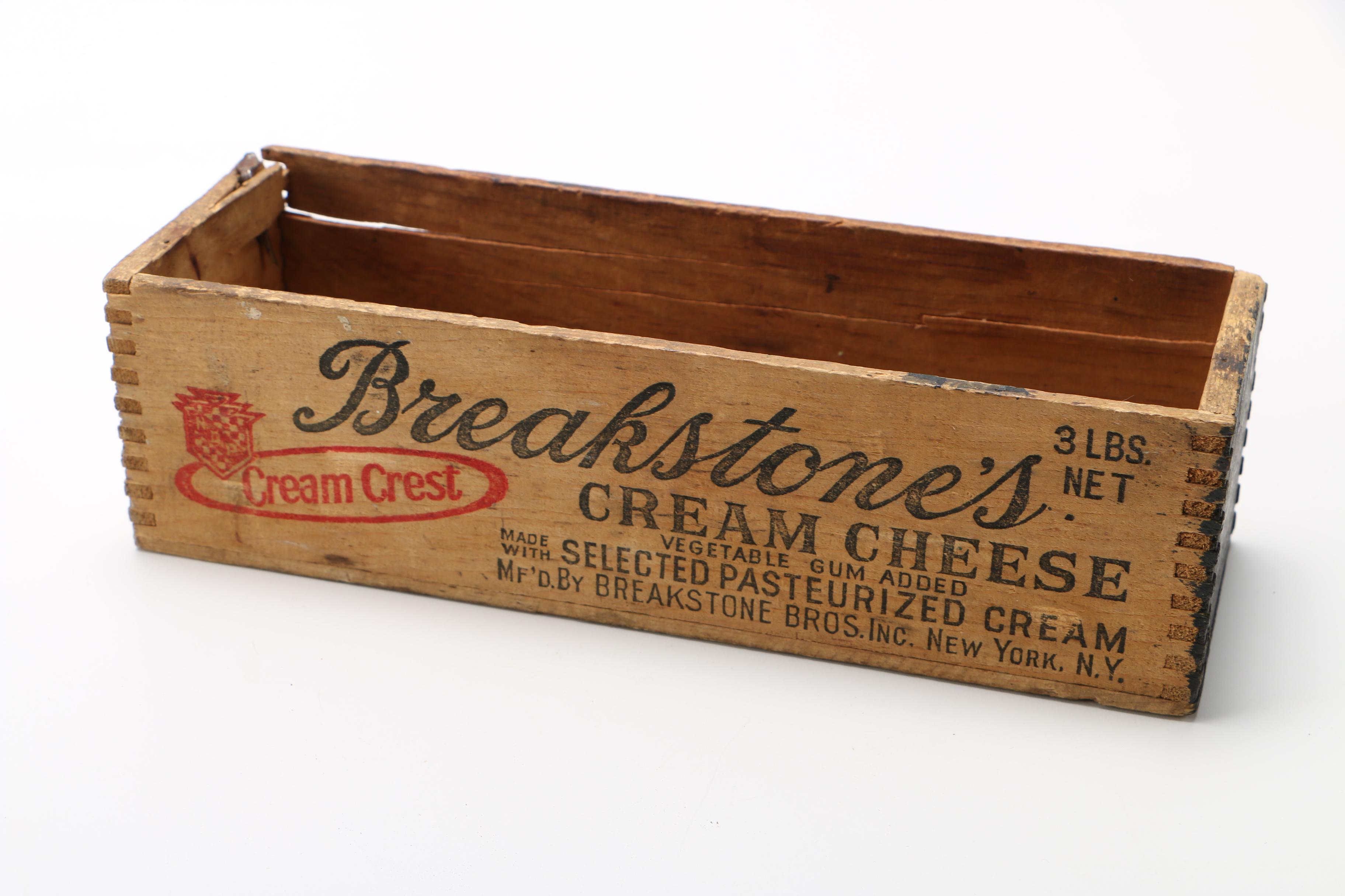 Decorative Items Featuring Breakstone's Cream Cheese Box