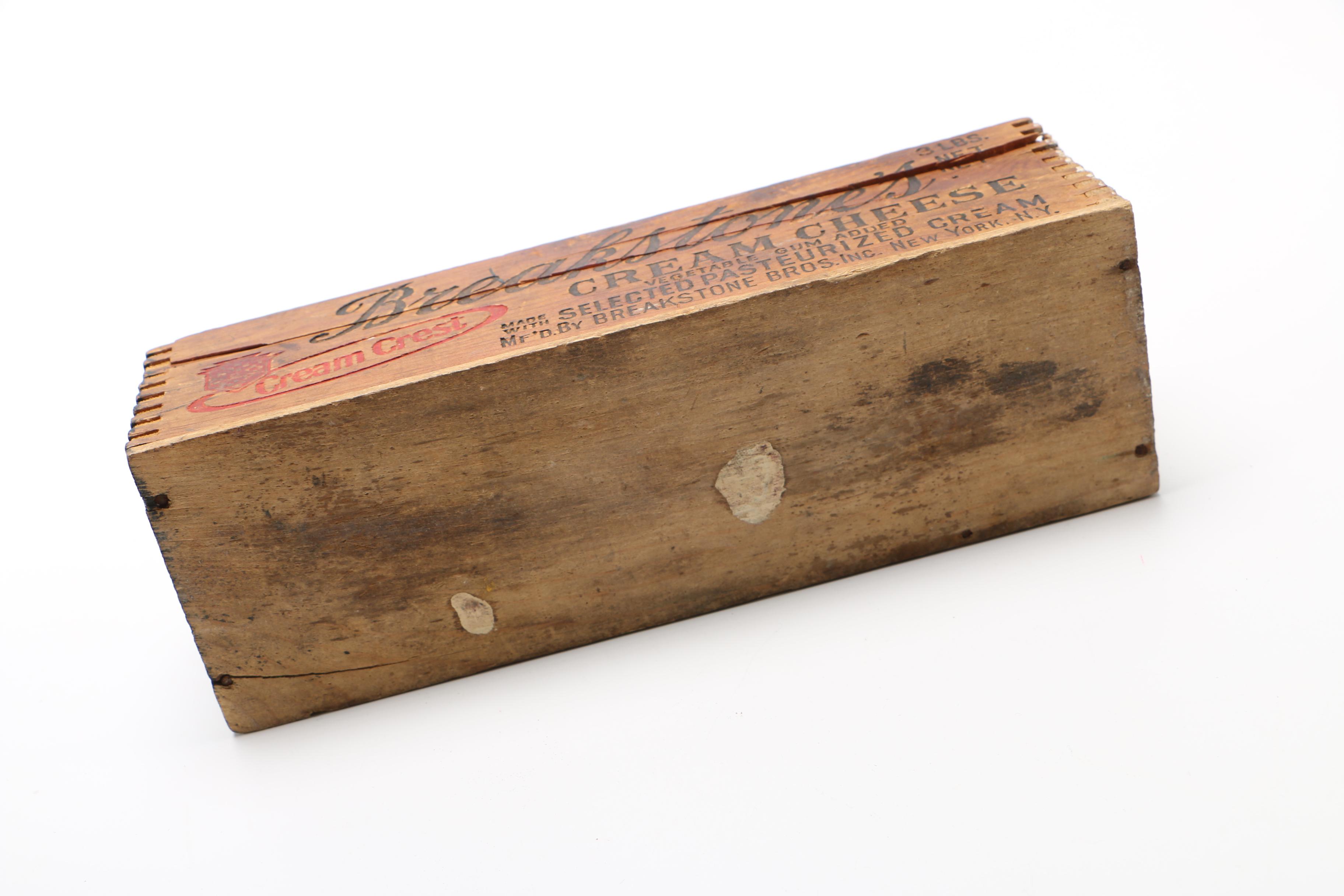 Decorative Items Featuring Breakstone's Cream Cheese Box