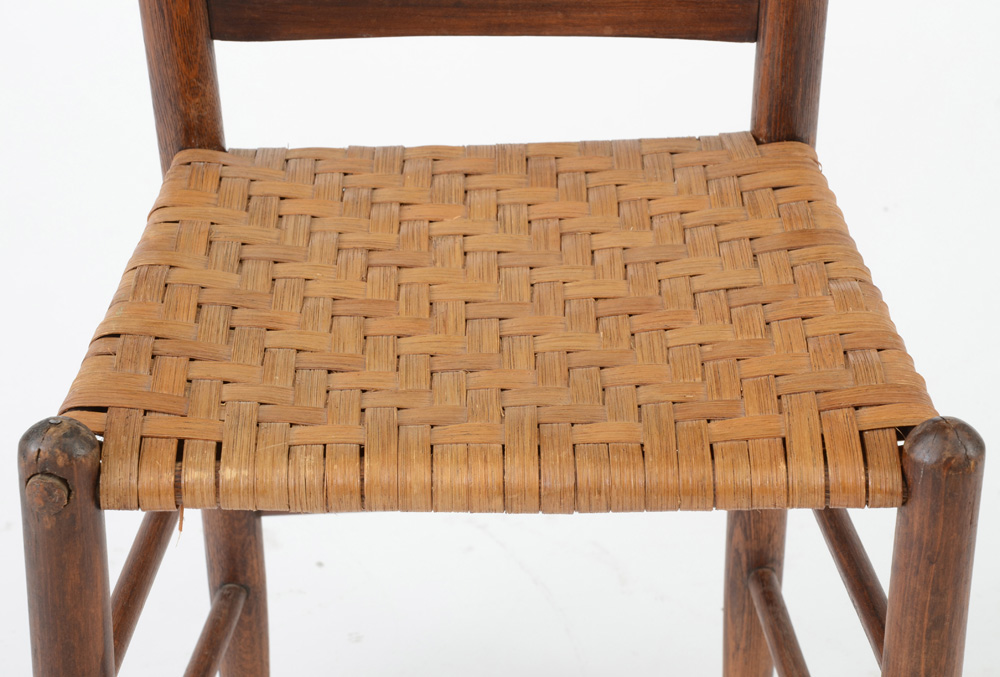 Antique Rush Seat Side Chair