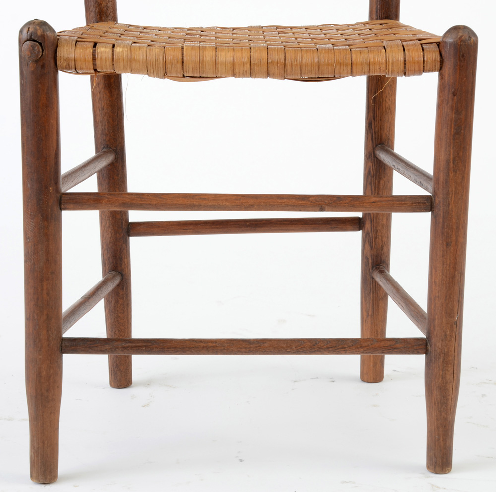 Antique Rush Seat Side Chair