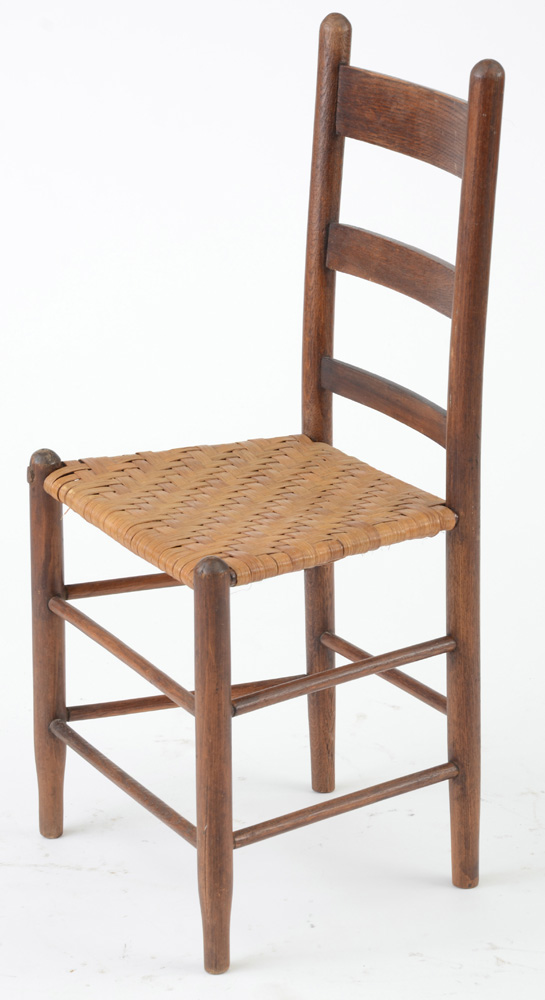 Antique Rush Seat Side Chair