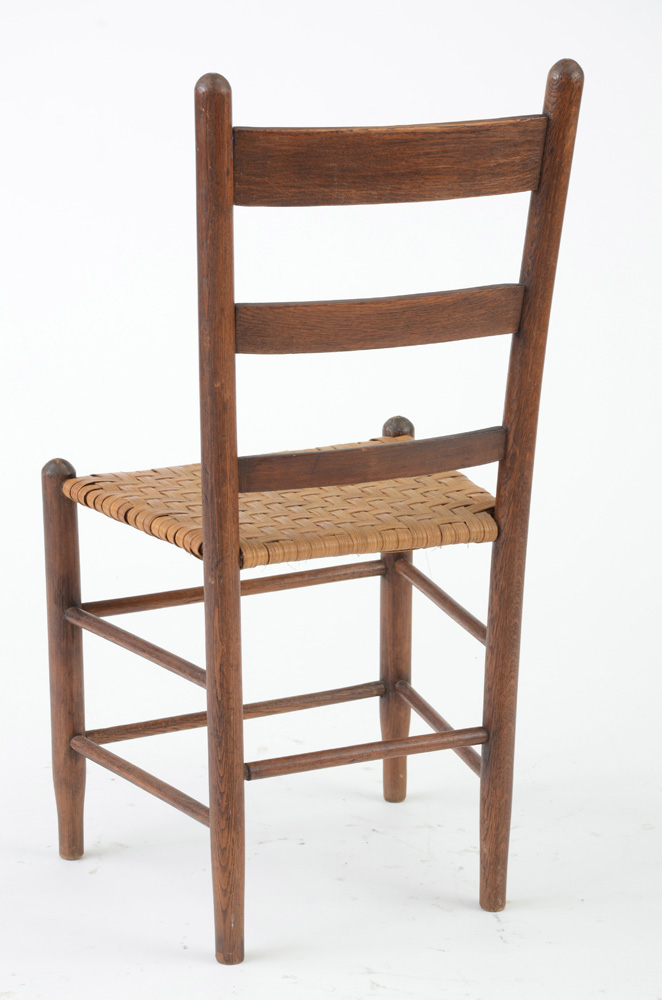 Antique Rush Seat Side Chair