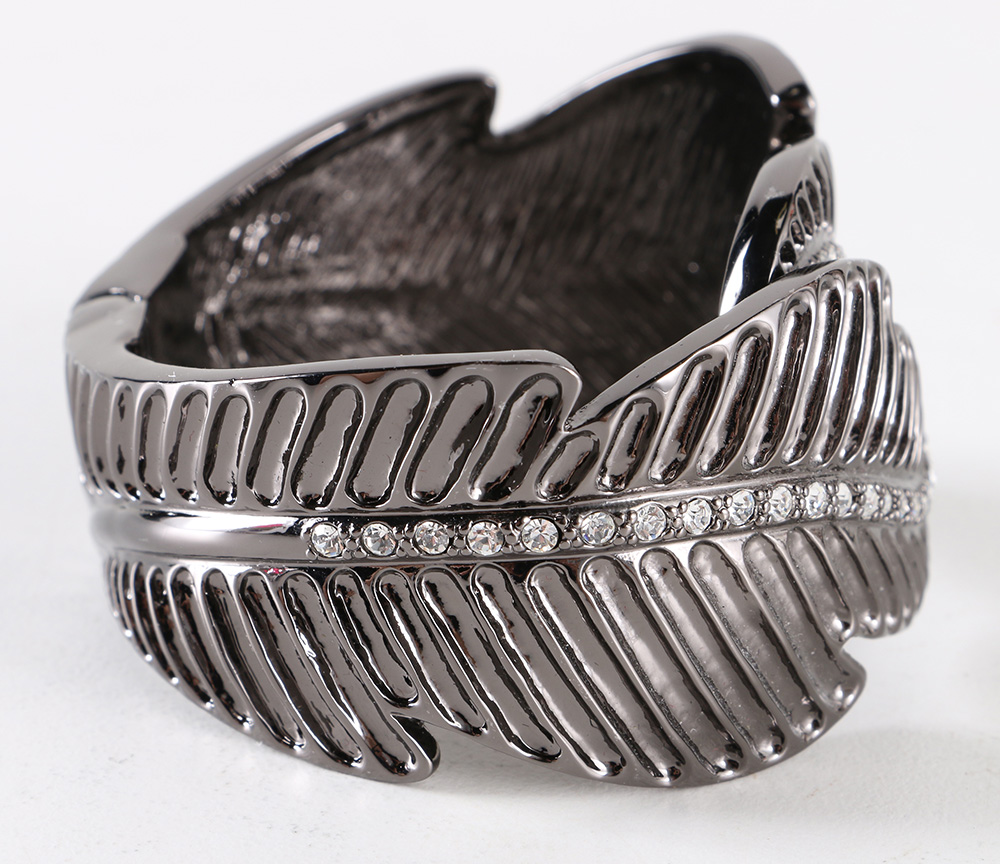 Kennith Jay Lane Hinged Bangle Bracelet