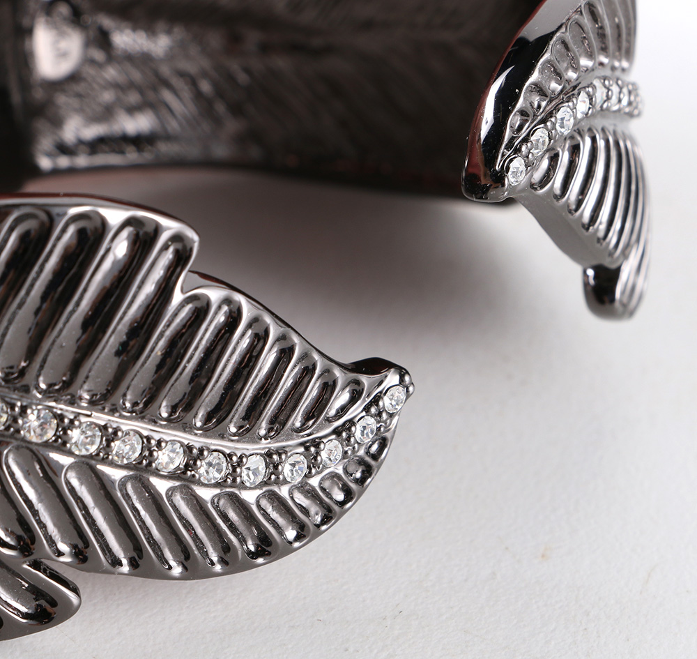 Kennith Jay Lane Hinged Bangle Bracelet