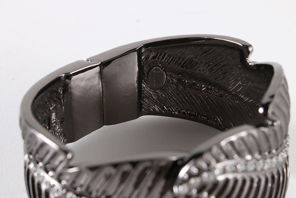 Kennith Jay Lane Hinged Bangle Bracelet