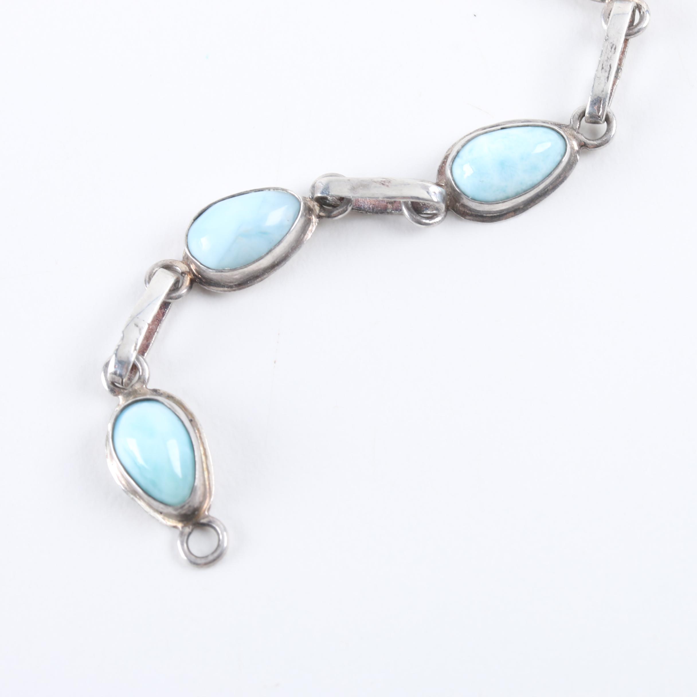 Sterling Silver and Gemstone Jewelry Including Larimar