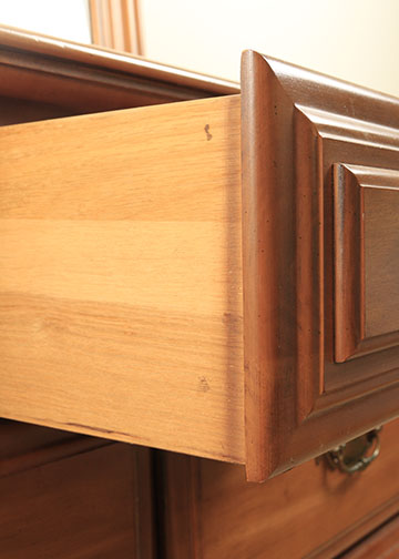 Vintage Seven-Drawer Dresser With Mirror by Sumter Cabinet Co.