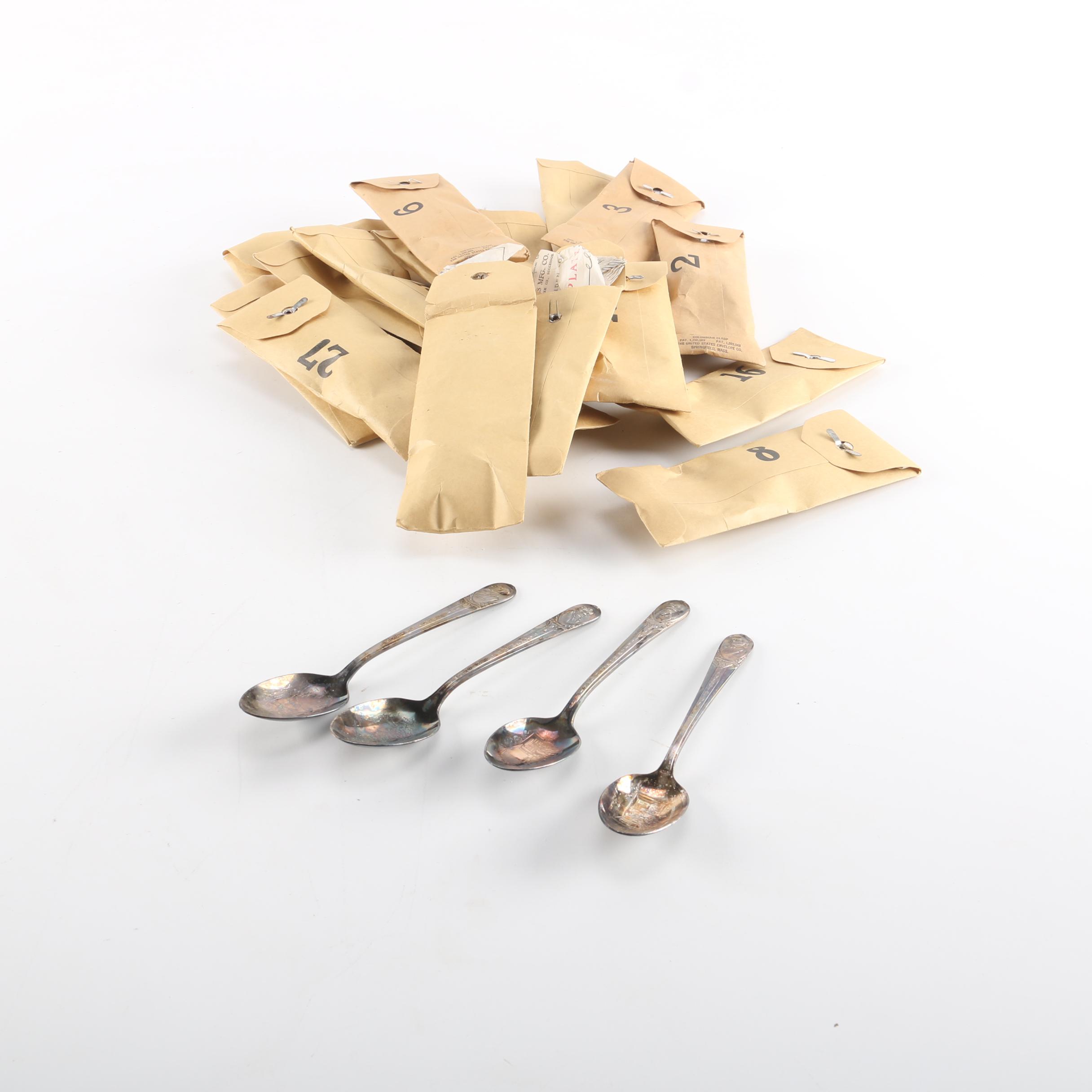 Wm. Roger Mfg. Co. Silver Plate Presidential Spoons