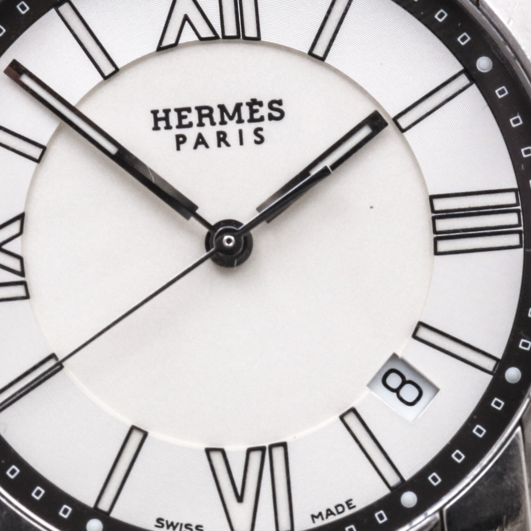 Hermes “Nomade” Stainless Steel Automatic Watch With Compass