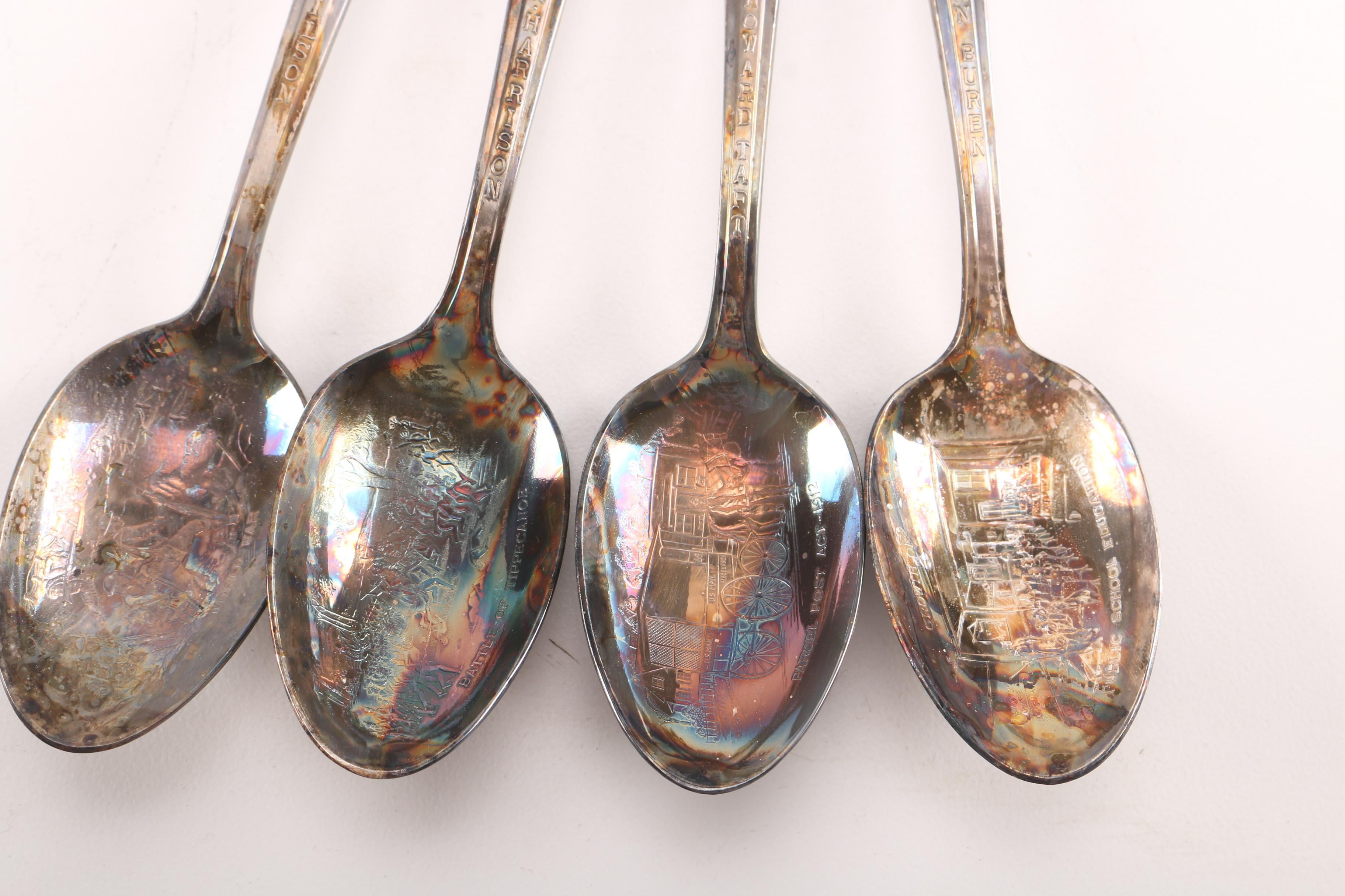 Wm. Roger Mfg. Co. Silver Plate Presidential Spoons