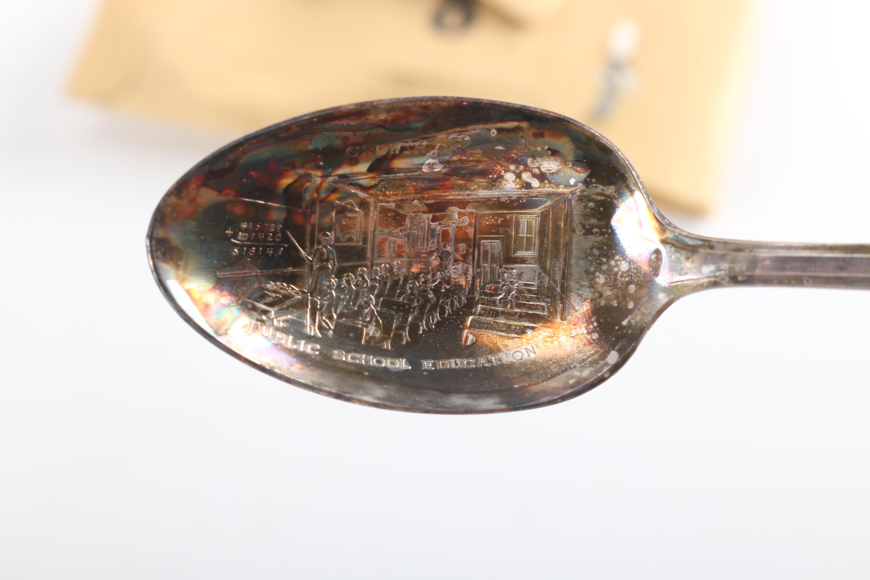 Wm. Roger Mfg. Co. Silver Plate Presidential Spoons