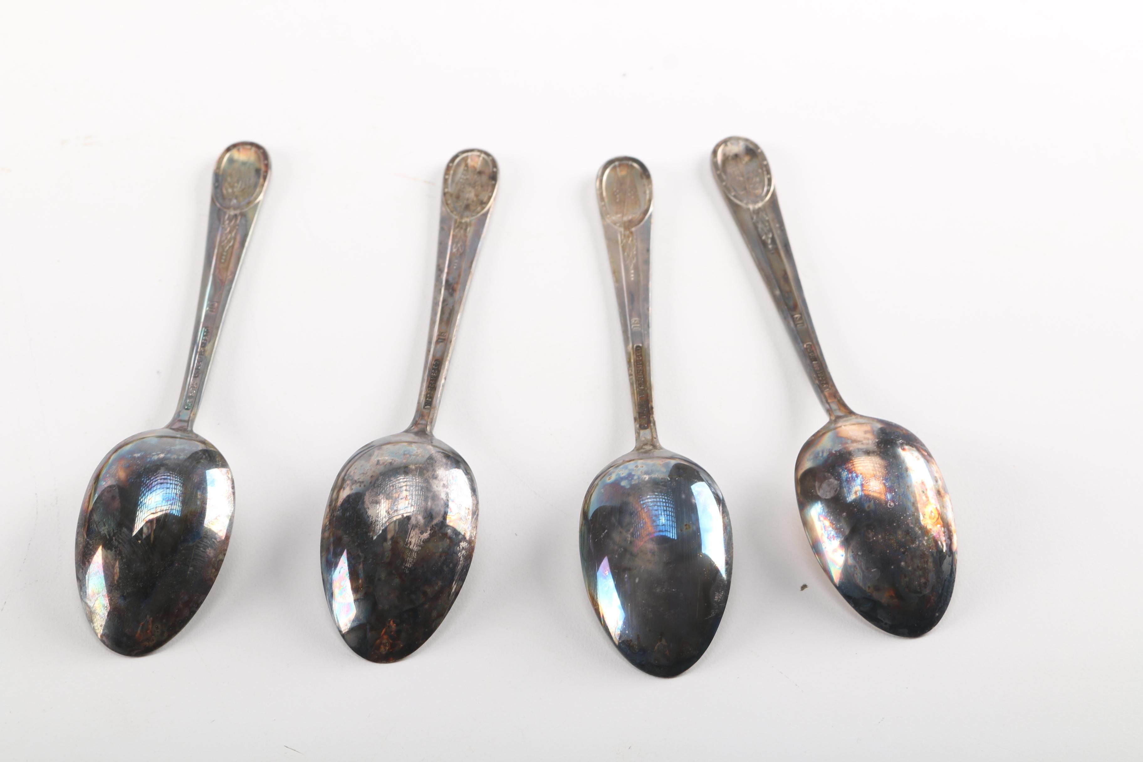 Wm. Roger Mfg. Co. Silver Plate Presidential Spoons