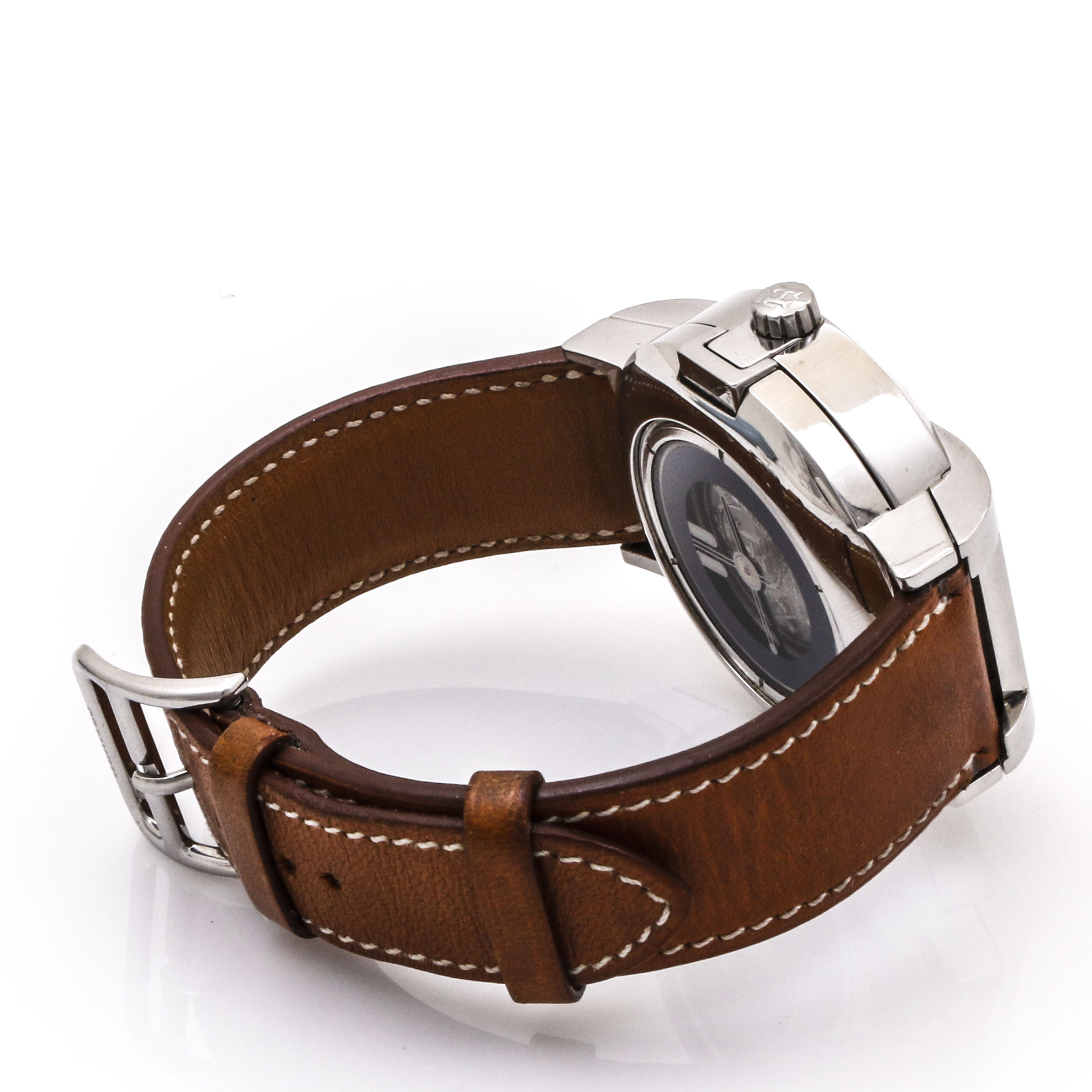 Hermes “Nomade” Stainless Steel Automatic Watch With Compass