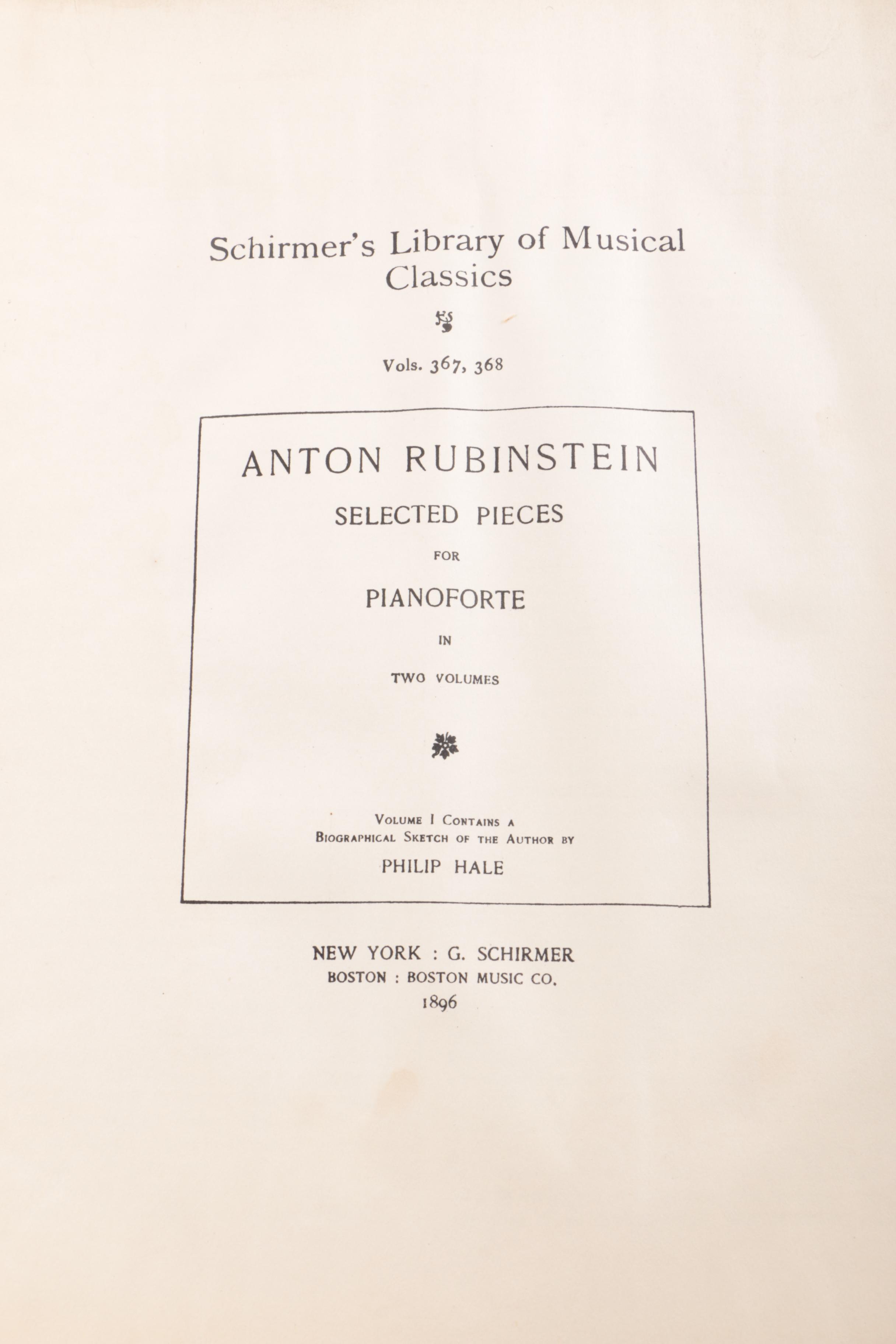 Haydn, Chopin, Other Vintage and Antique Songbooks