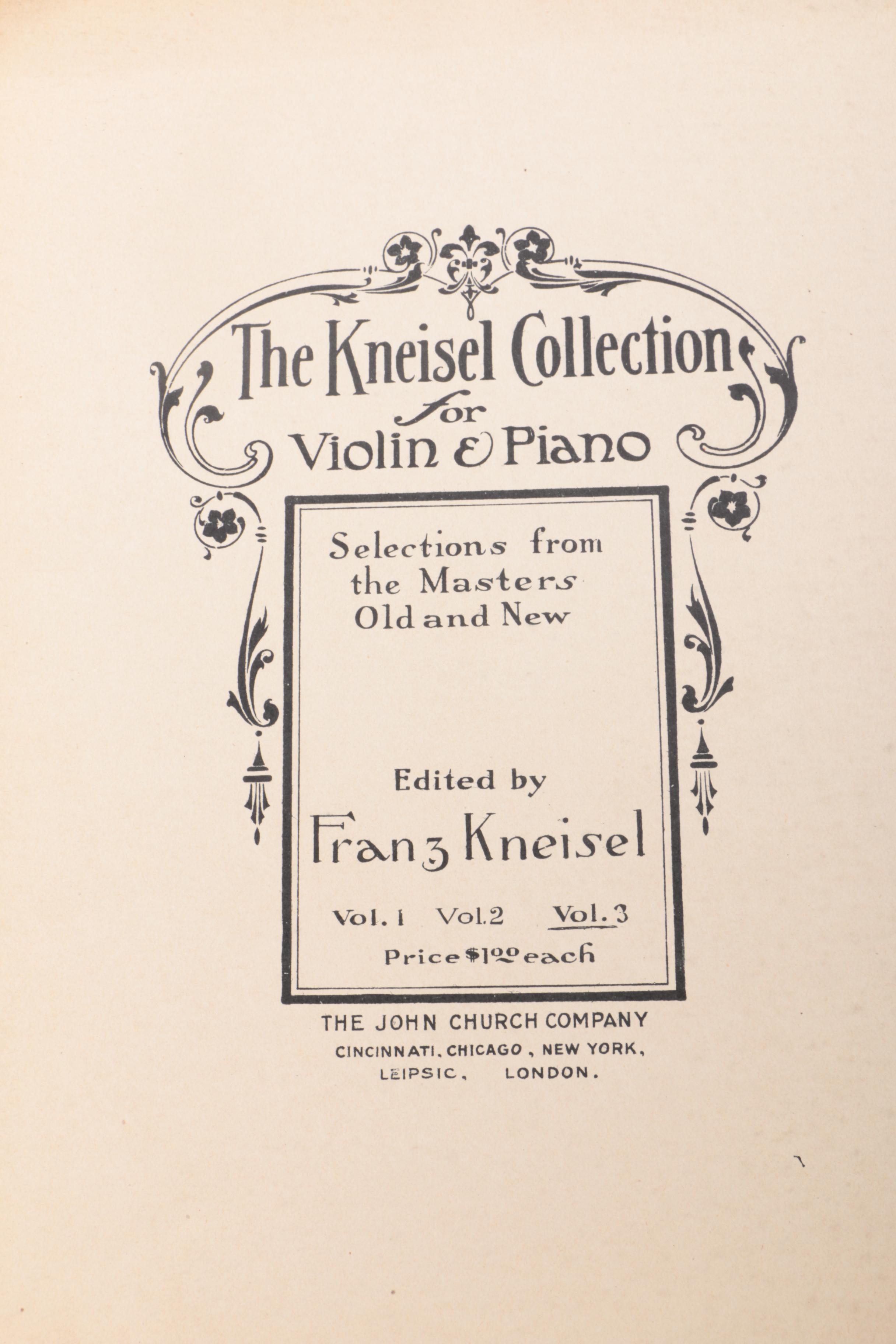 Haydn, Chopin, Other Vintage and Antique Songbooks