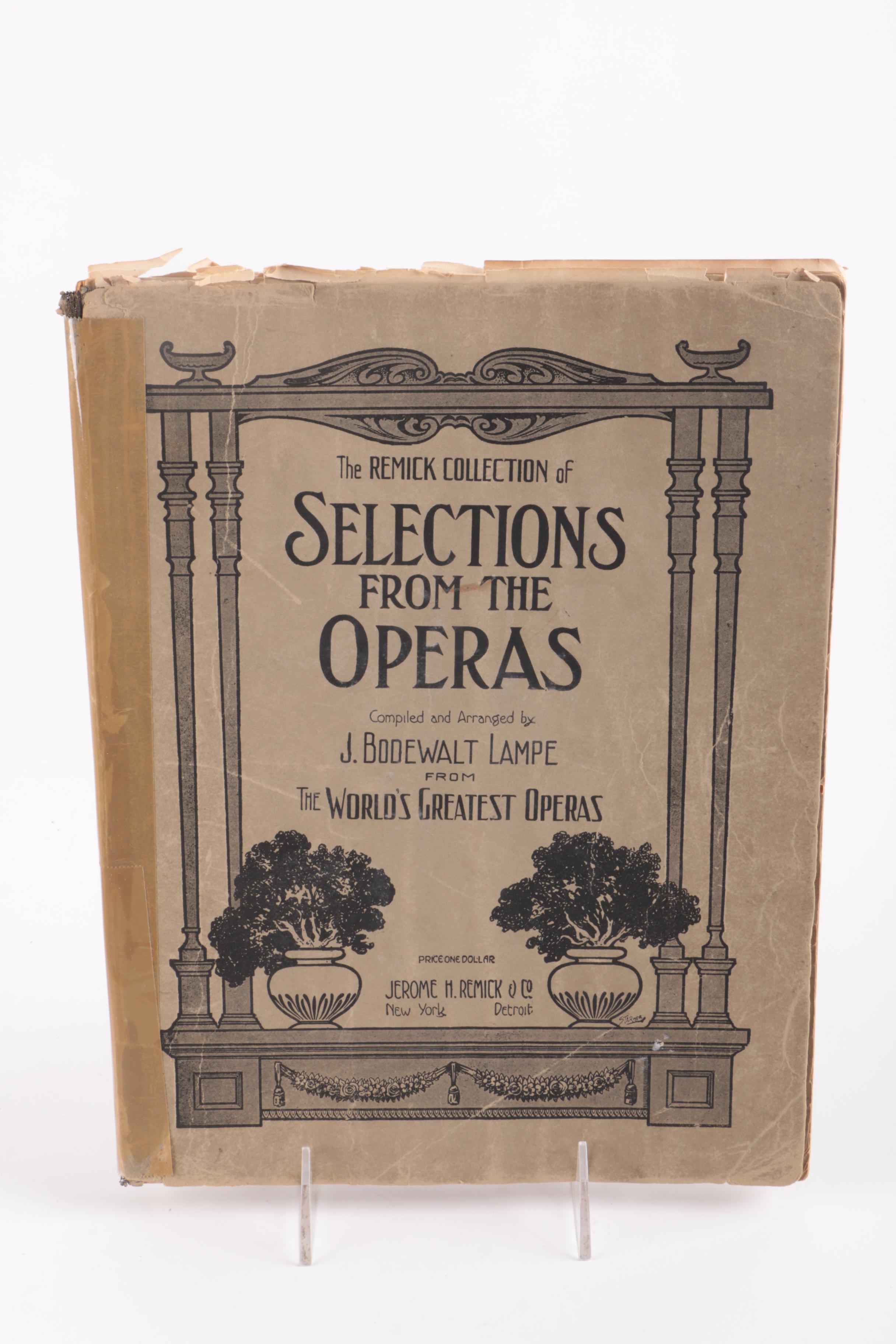 Haydn, Chopin, Other Vintage and Antique Songbooks