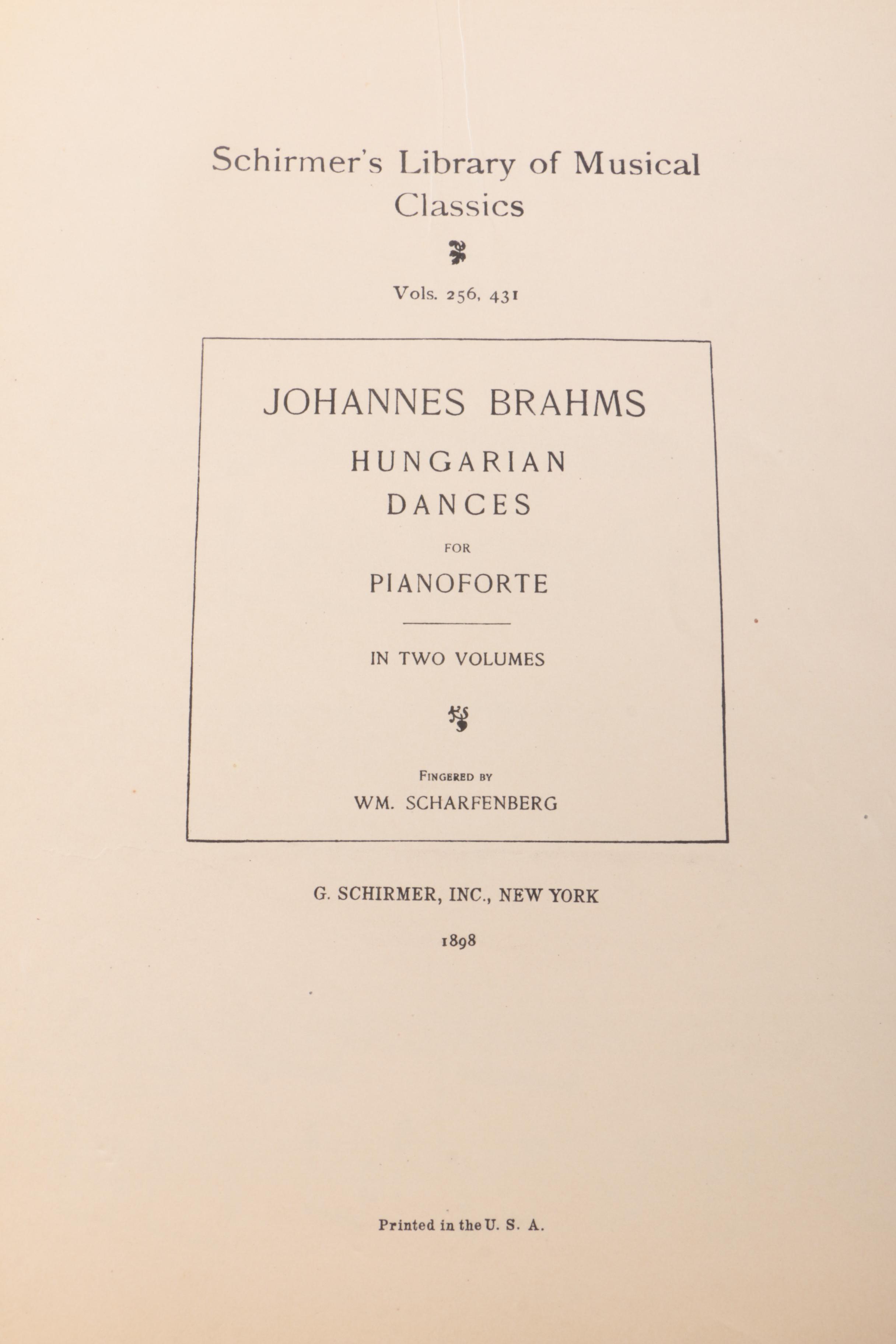 Haydn, Chopin, Other Vintage and Antique Songbooks