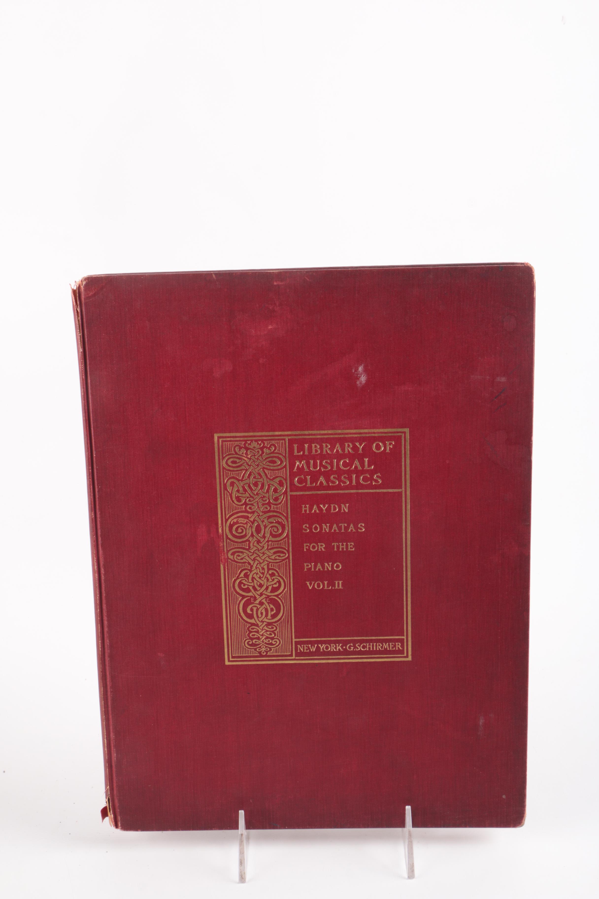 Haydn, Chopin, Other Vintage and Antique Songbooks