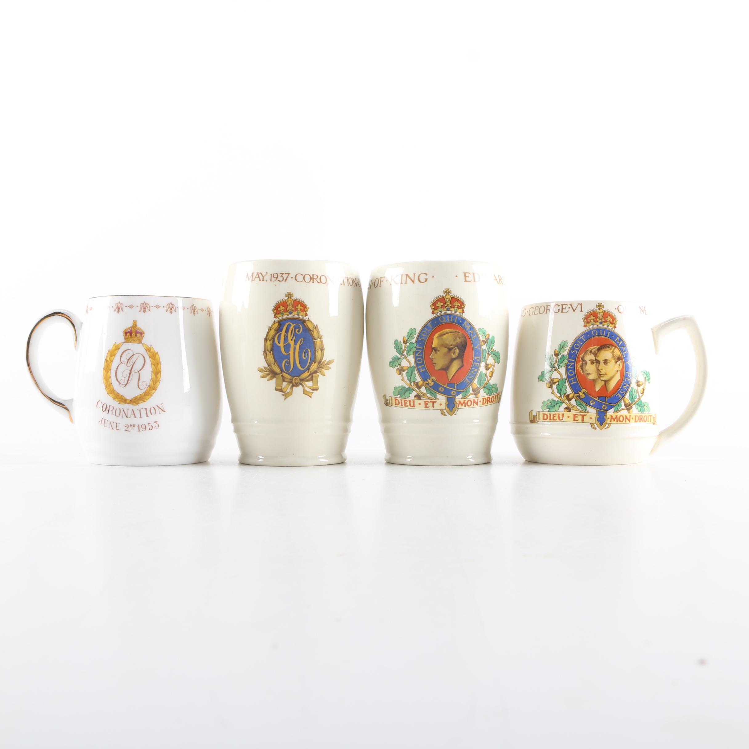 Vintage Coronation Mugs and Cups