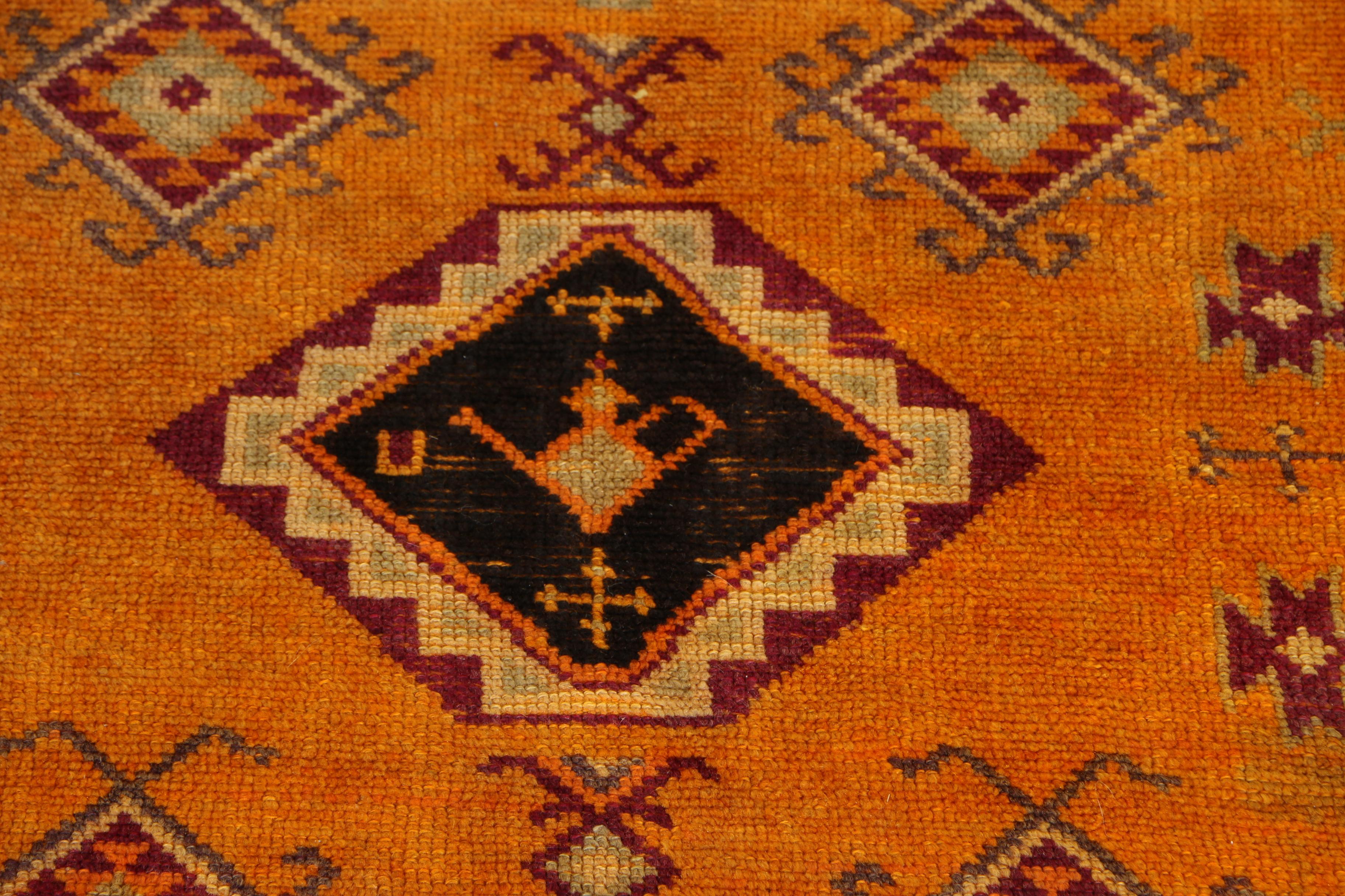 Handwoven Anatolian Tribal Area Rug