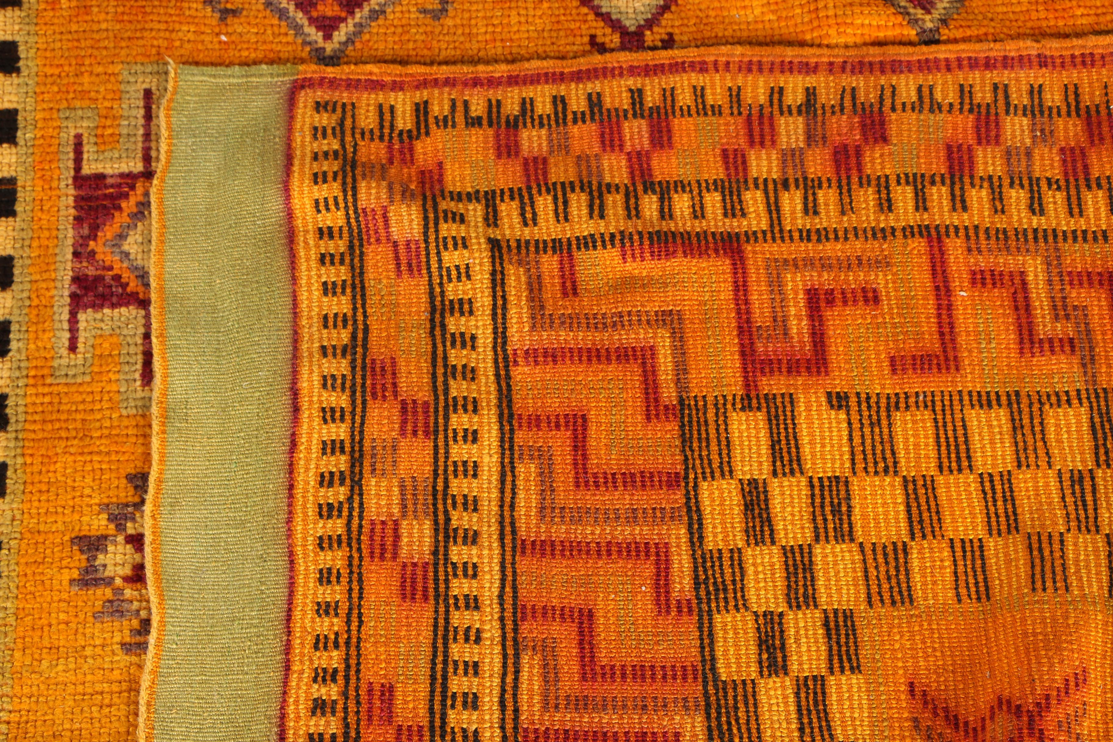 Handwoven Anatolian Tribal Area Rug