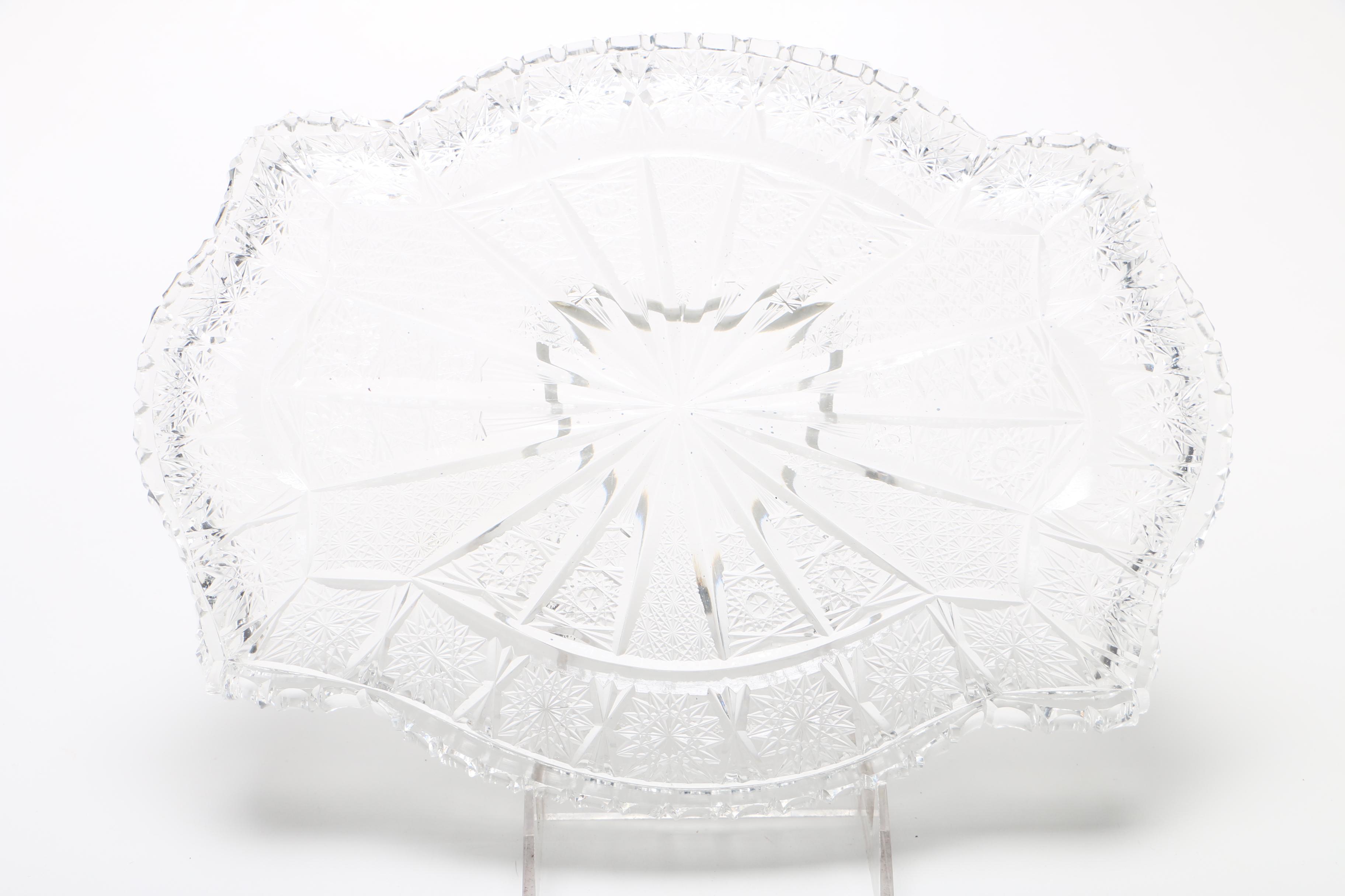 Cut Glass Platters