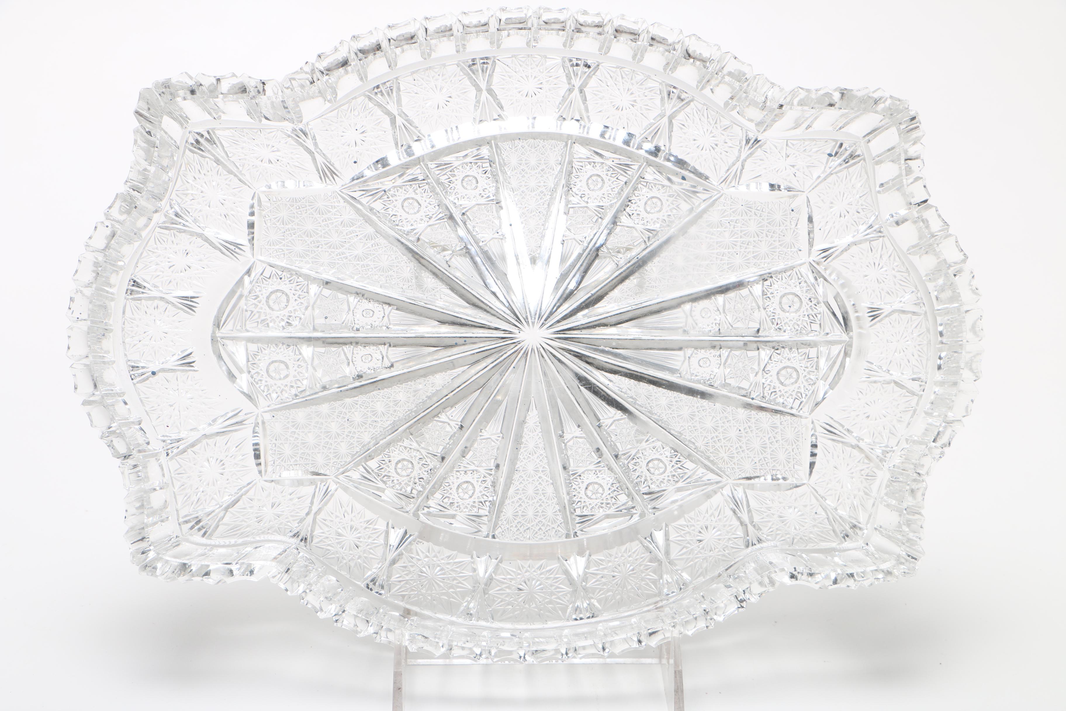 Cut Glass Platters