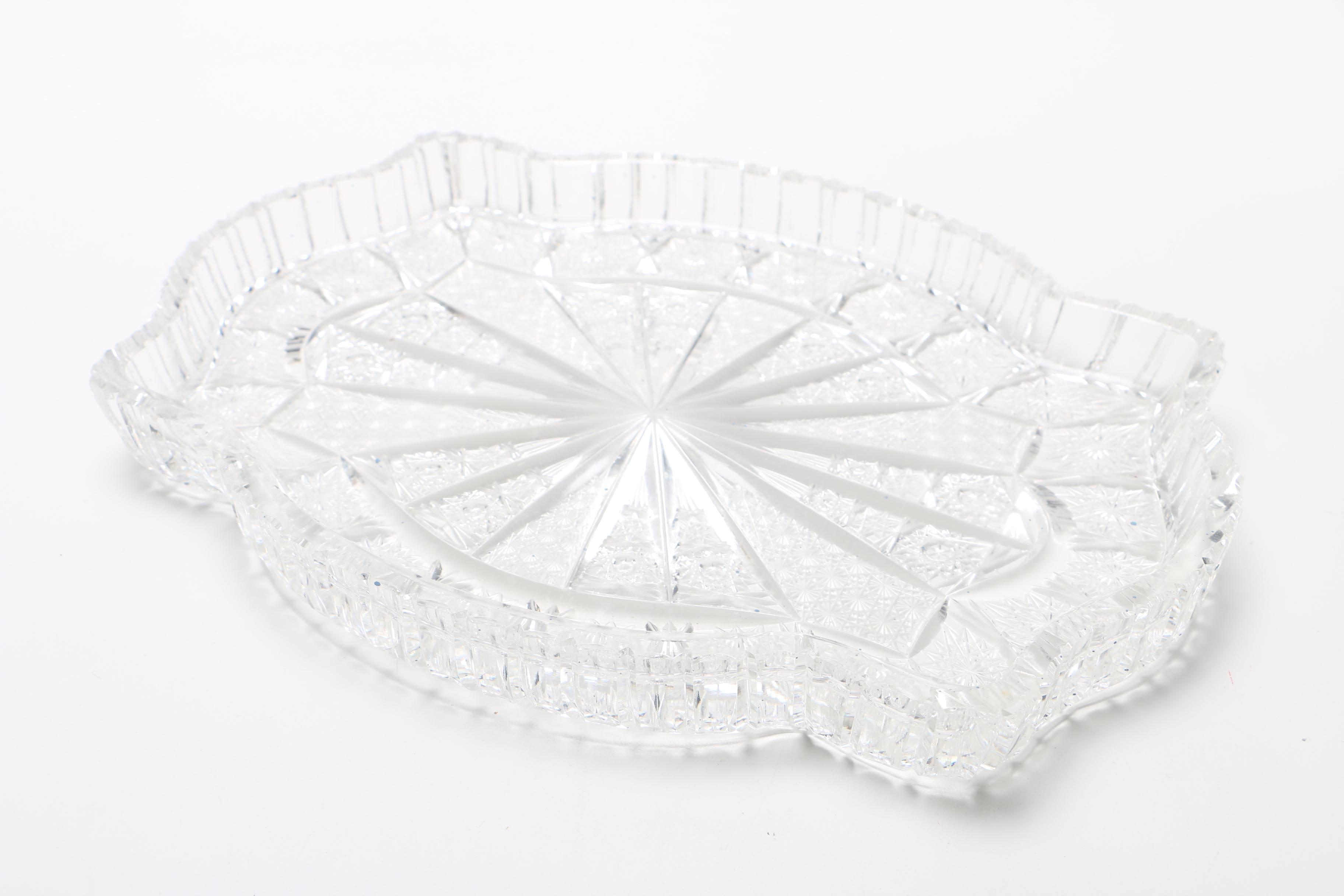 Cut Glass Platters