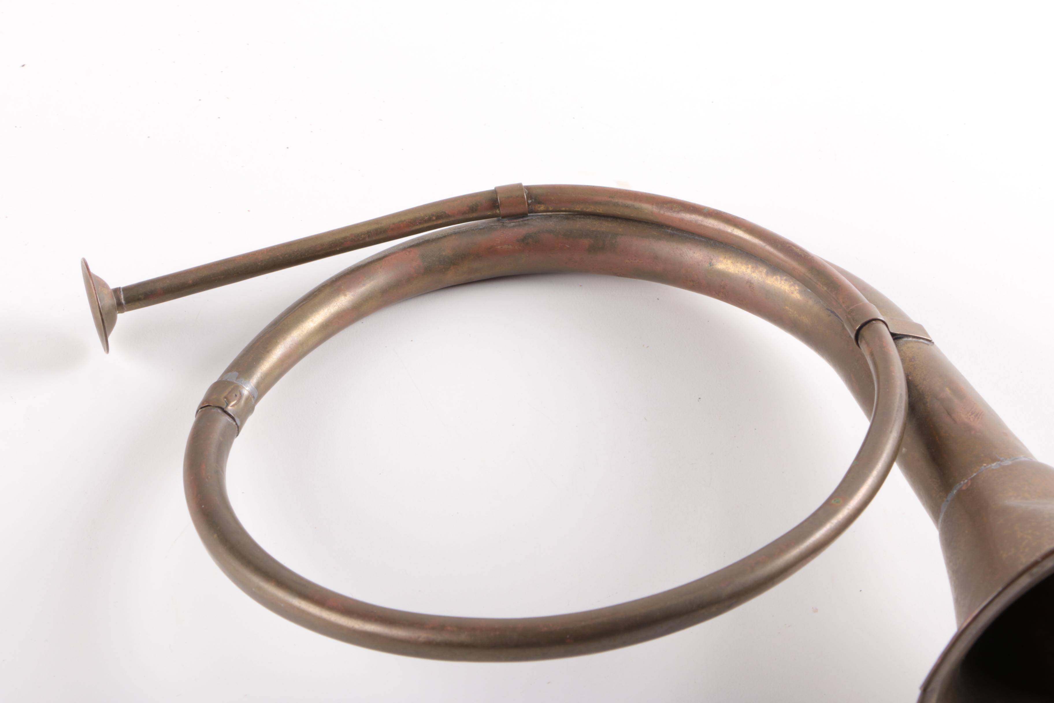 Vintage Brass Hunting Horn