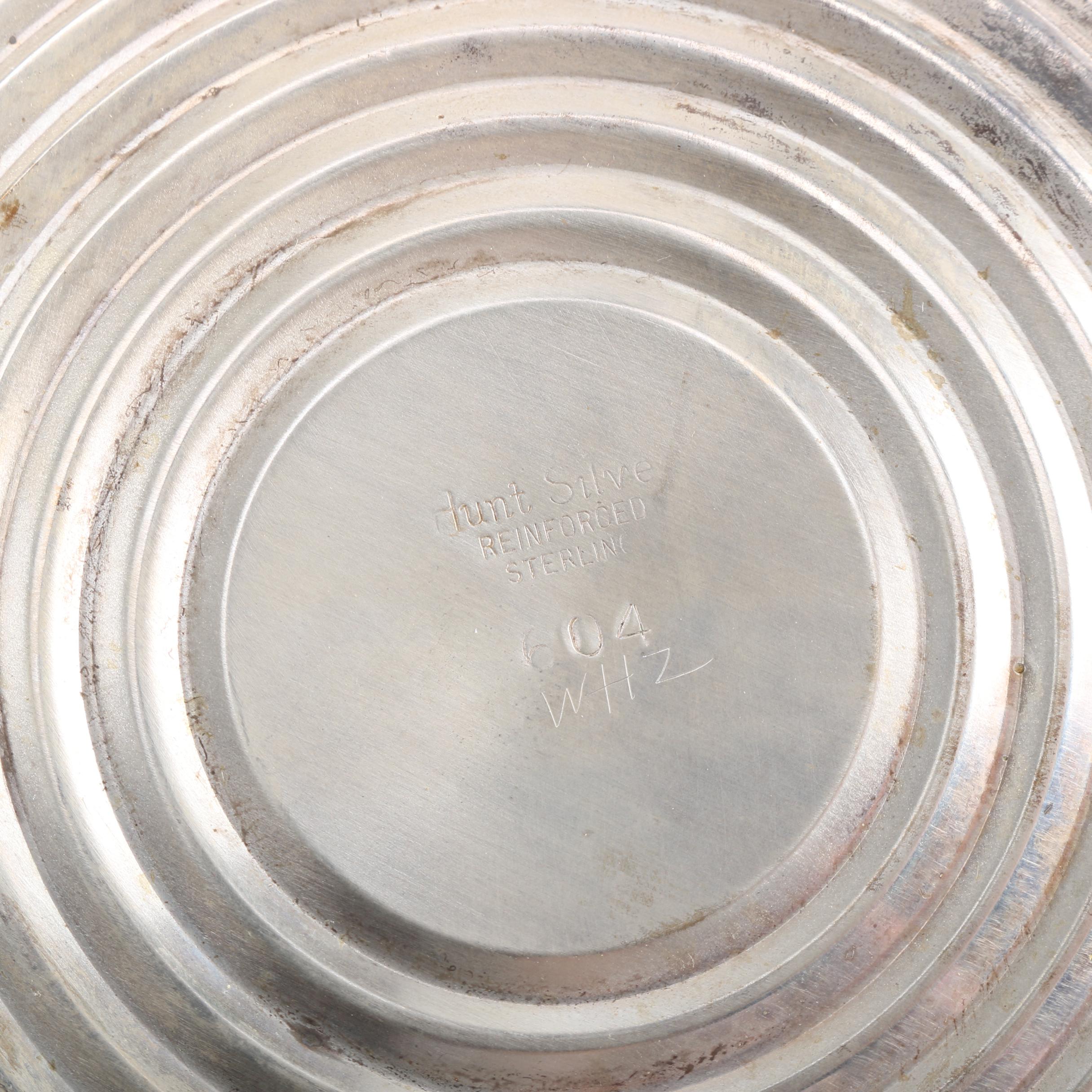 Hunt Silver Weighted Sterling Silver Candleholders