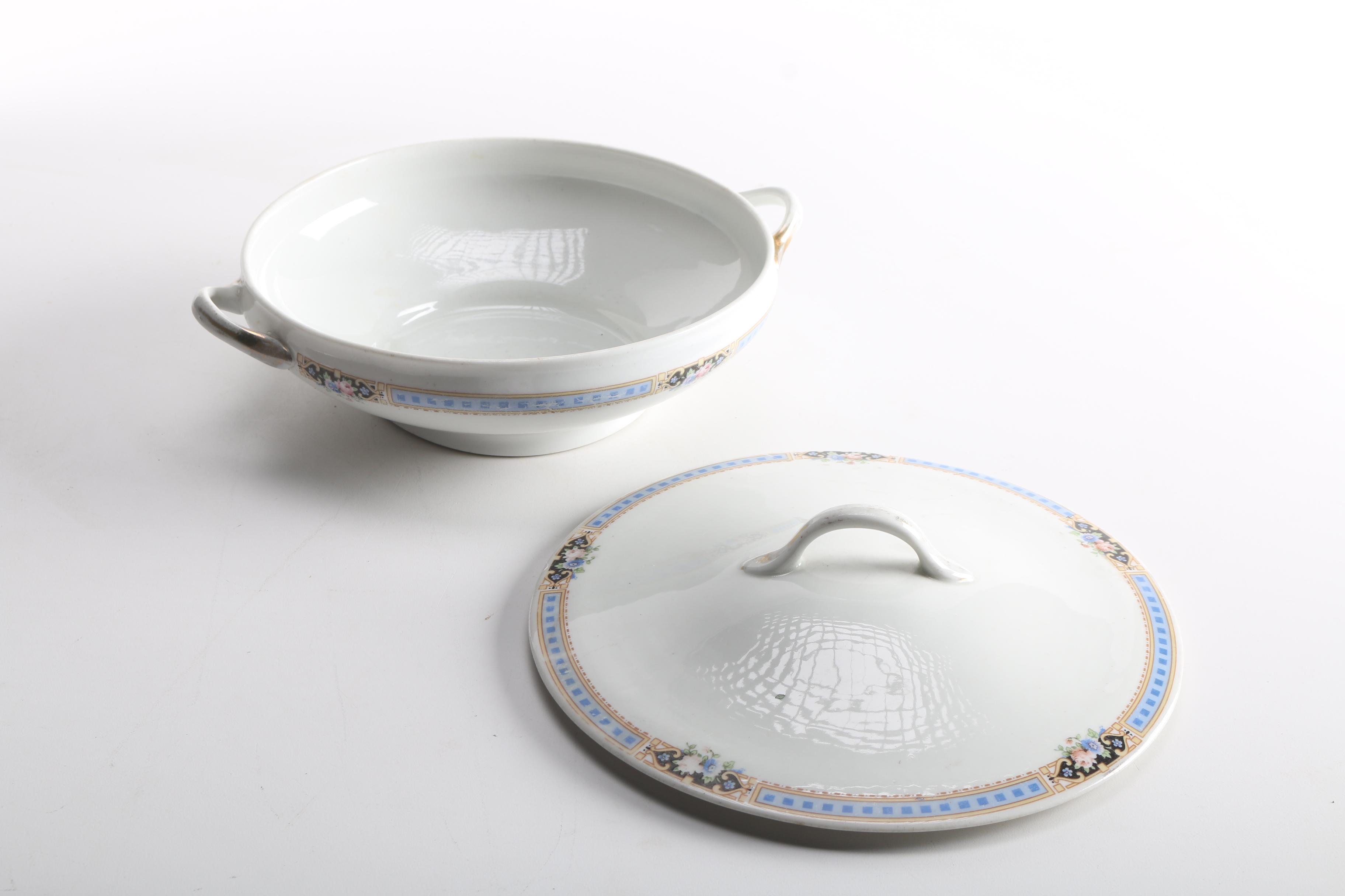 Warwick Covered Serving Bowl