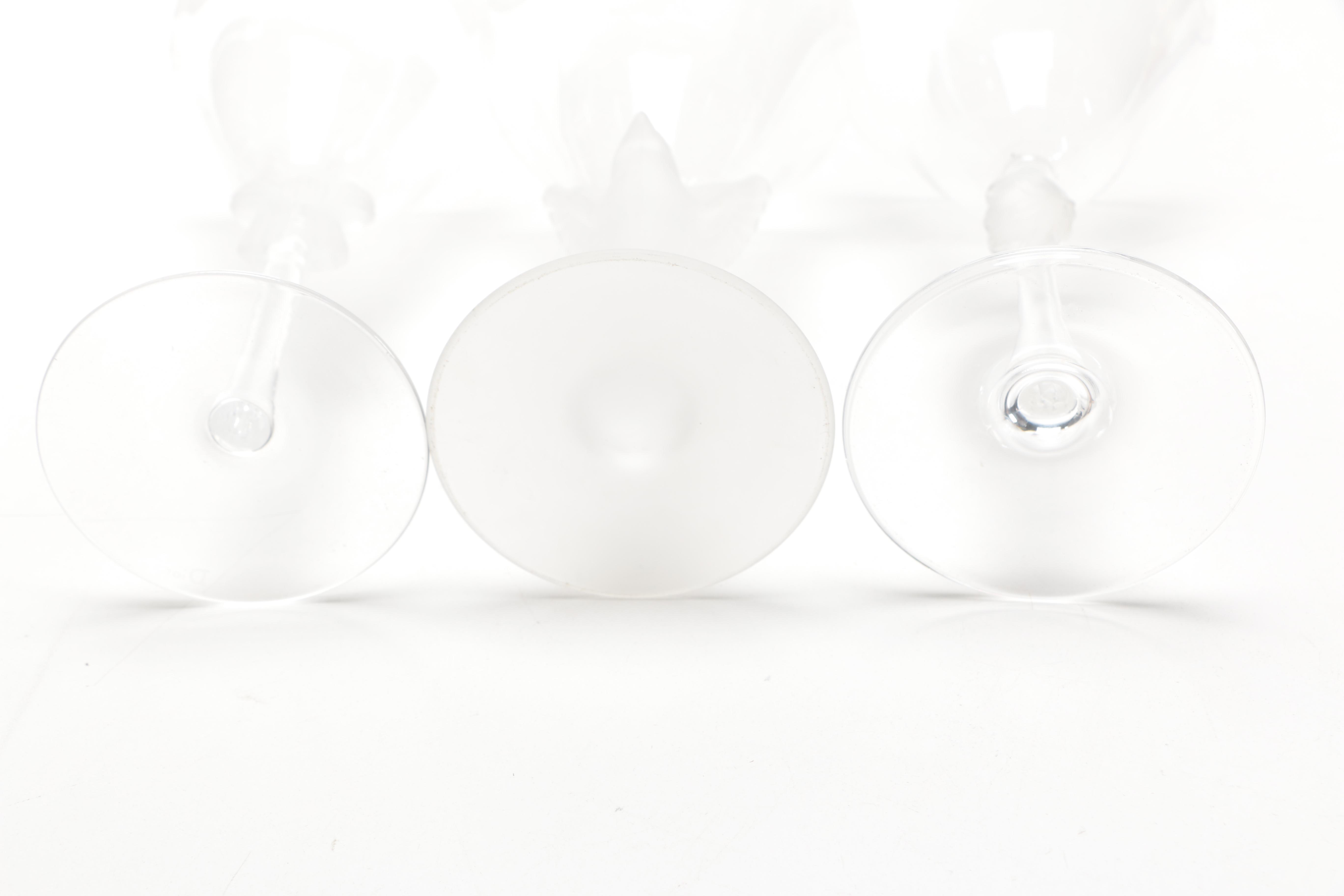 Footed Drinking Glasses