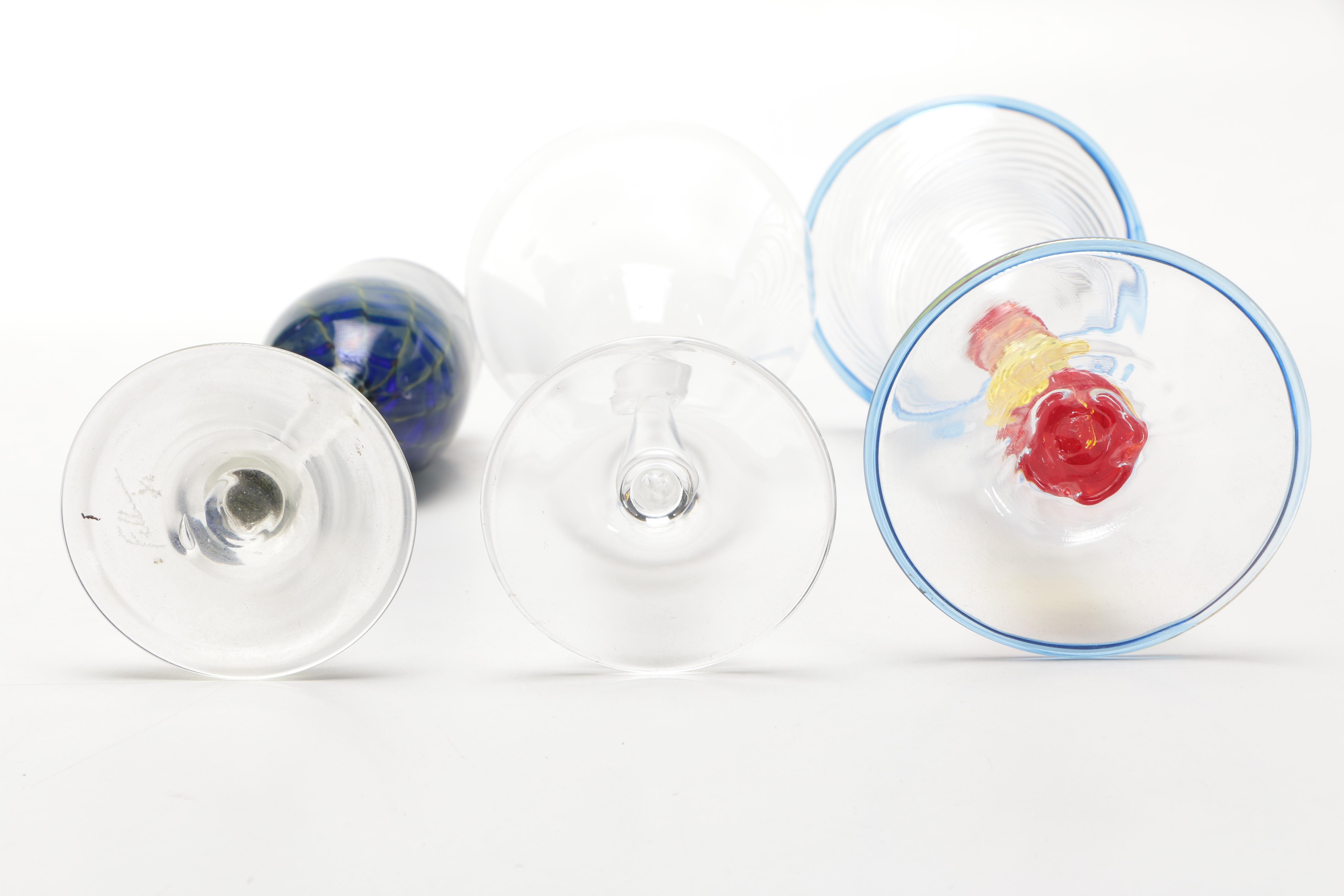 Footed Drinking Glasses