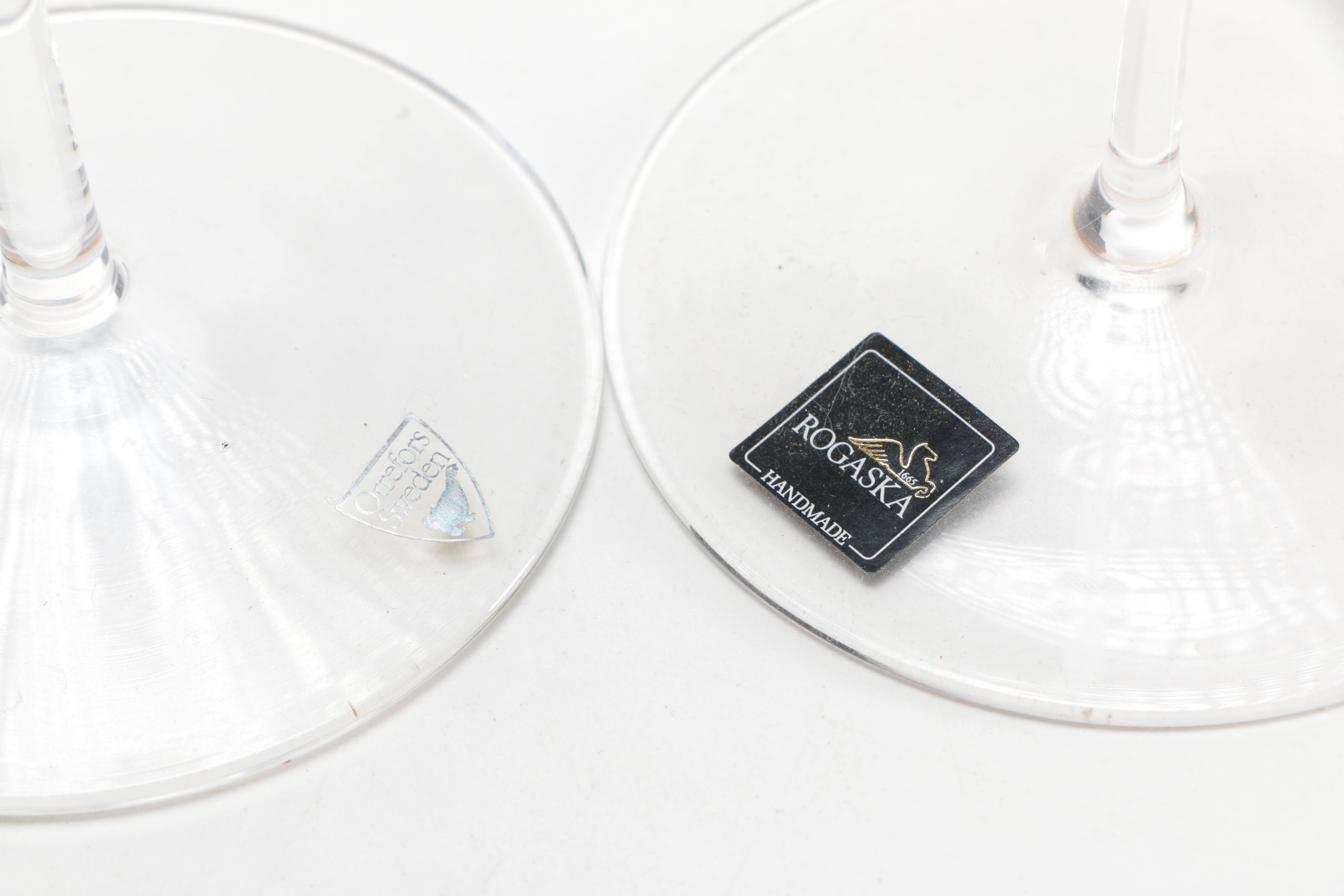 Footed Drinking Glasses