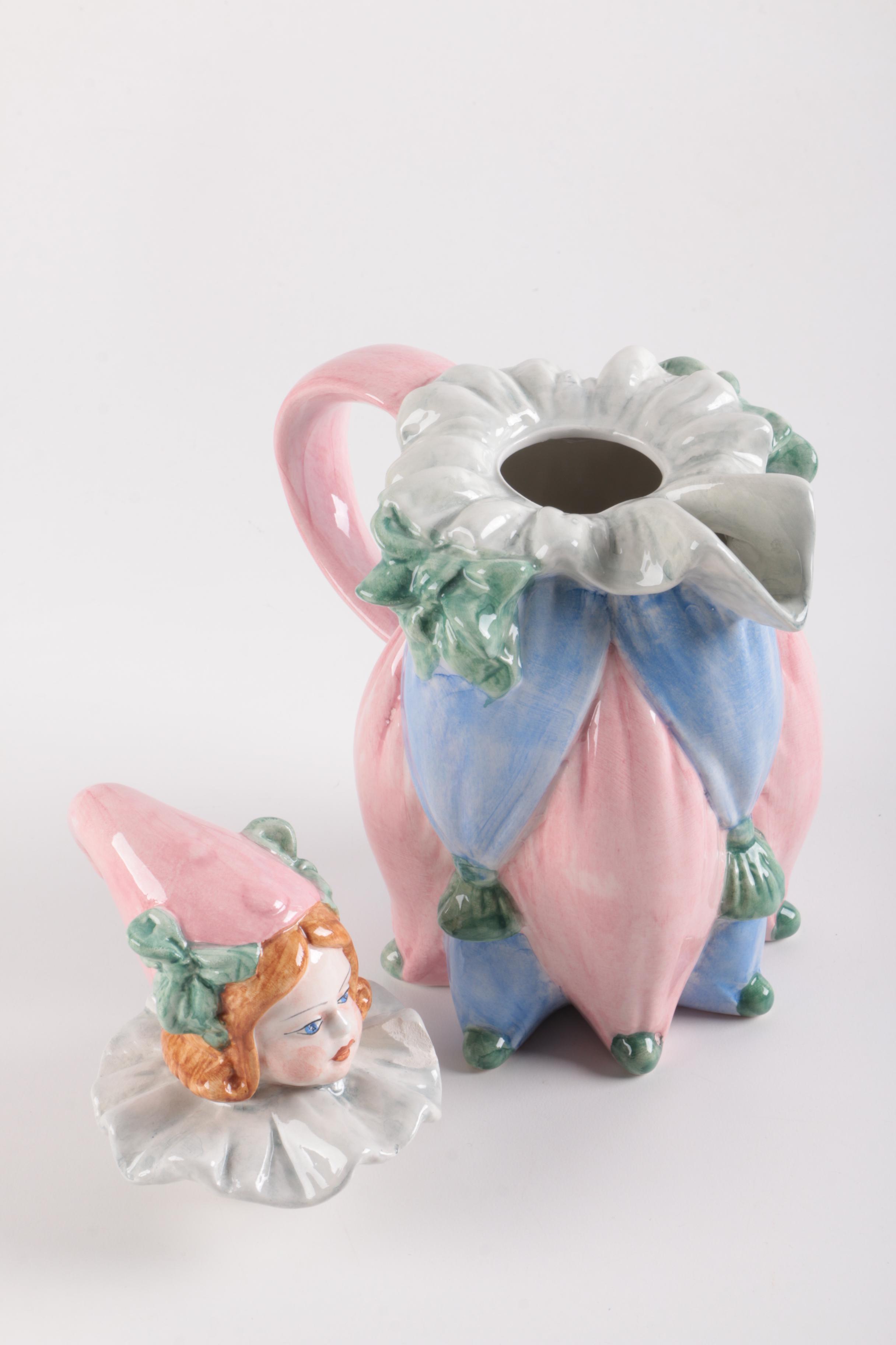 Decorative Teapots Including Vietri