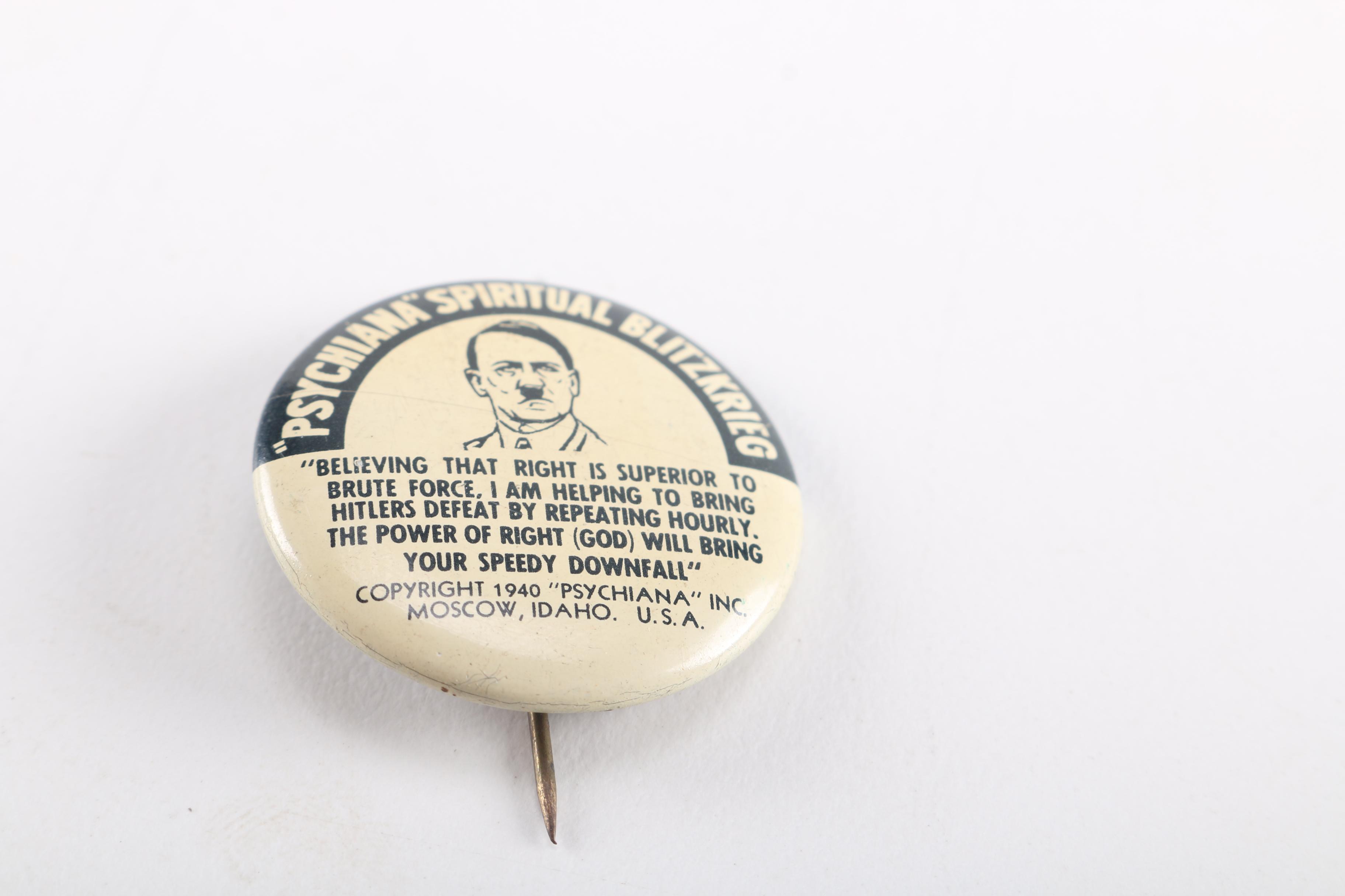 Black and White Political Buttons