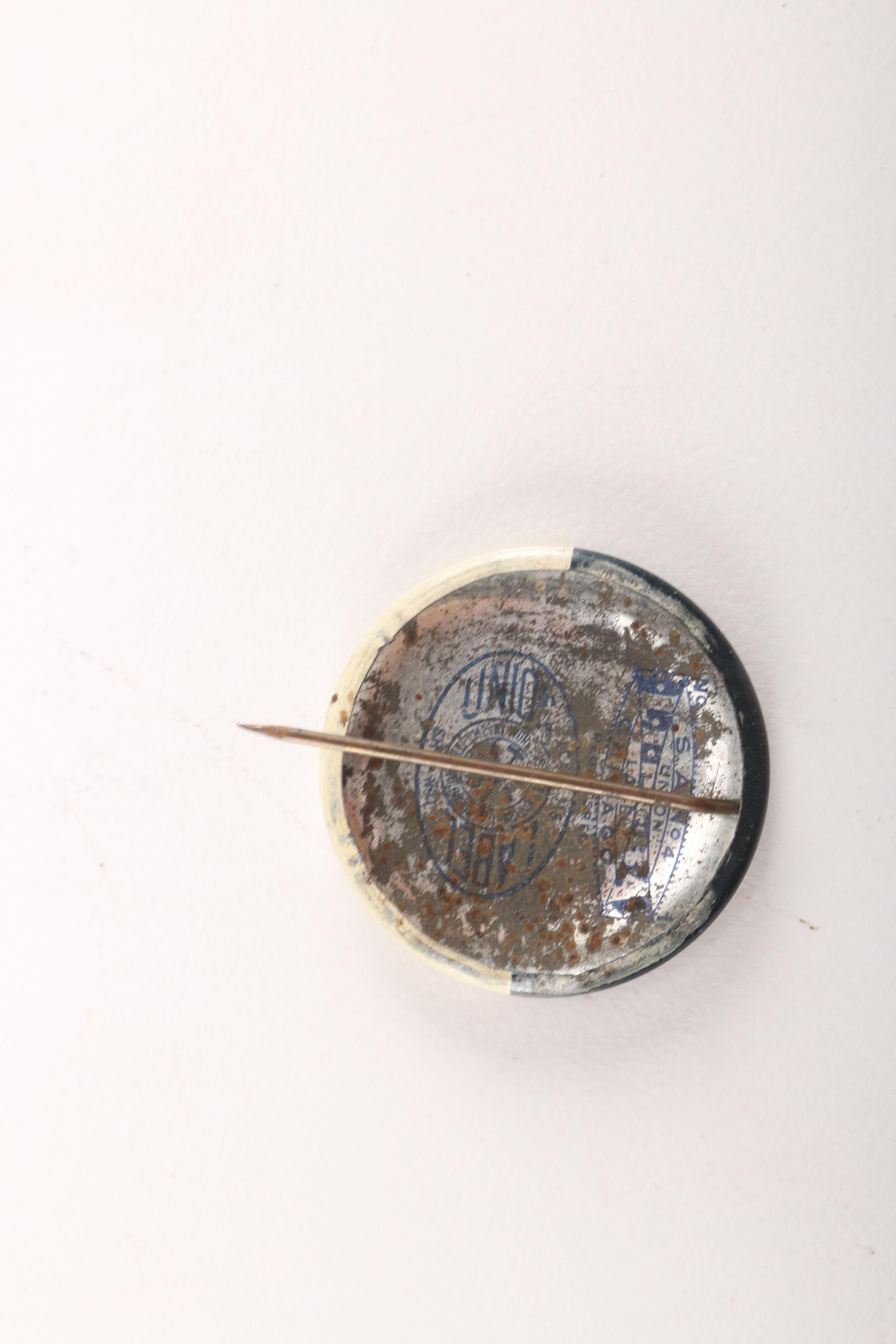 Black and White Political Buttons