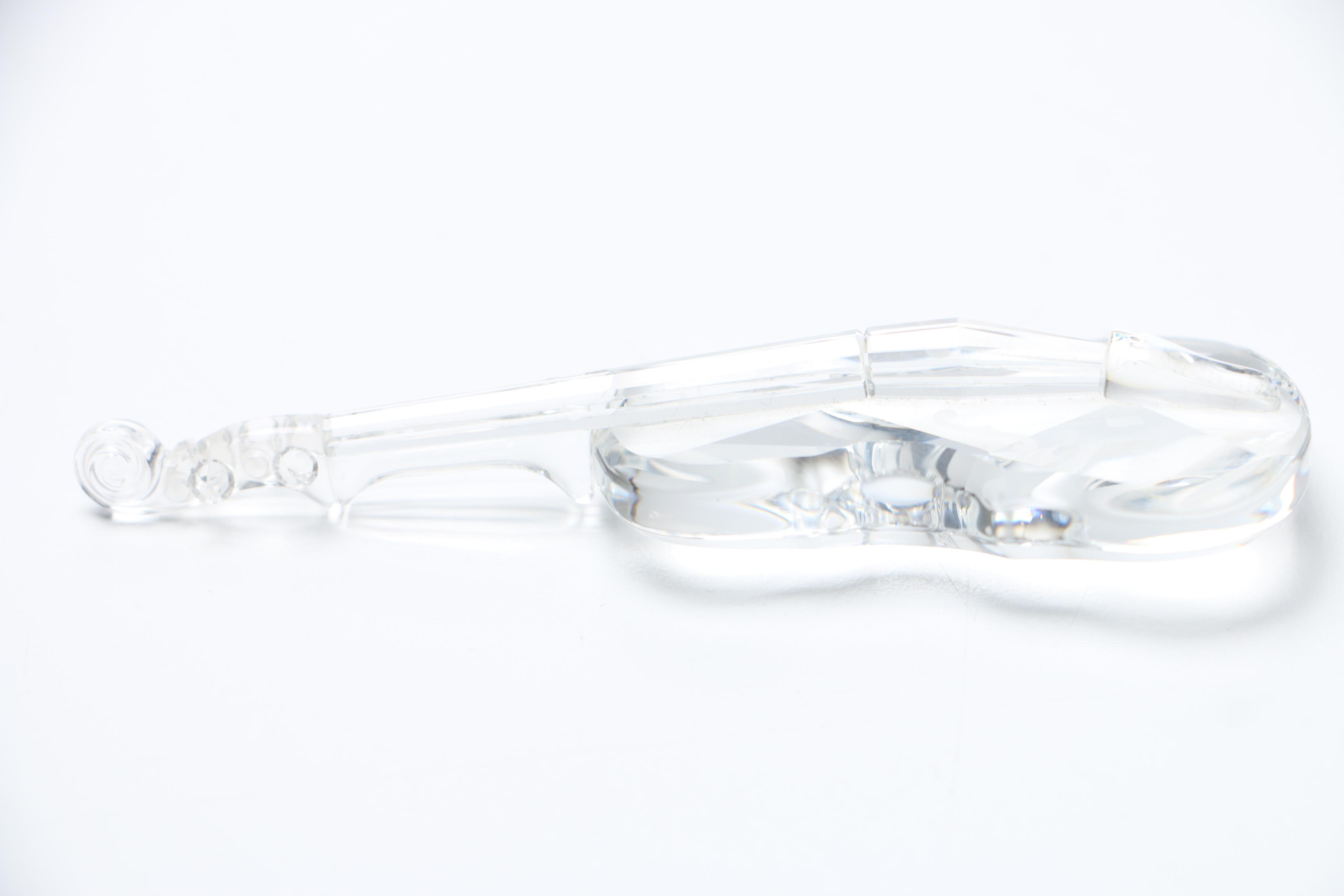 Swarovski Silver Crystal Violin Figurine