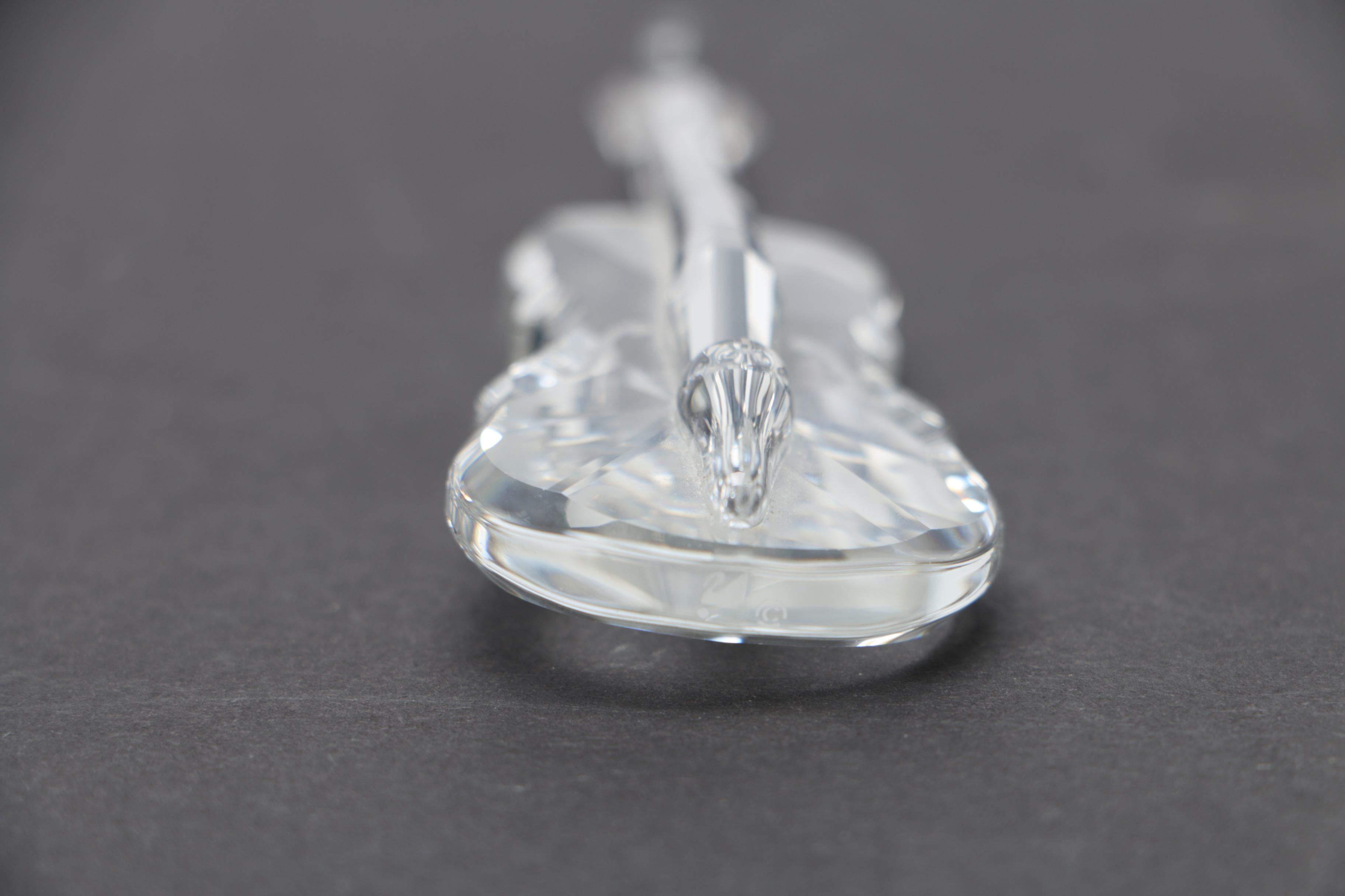 Swarovski Silver Crystal Violin Figurine