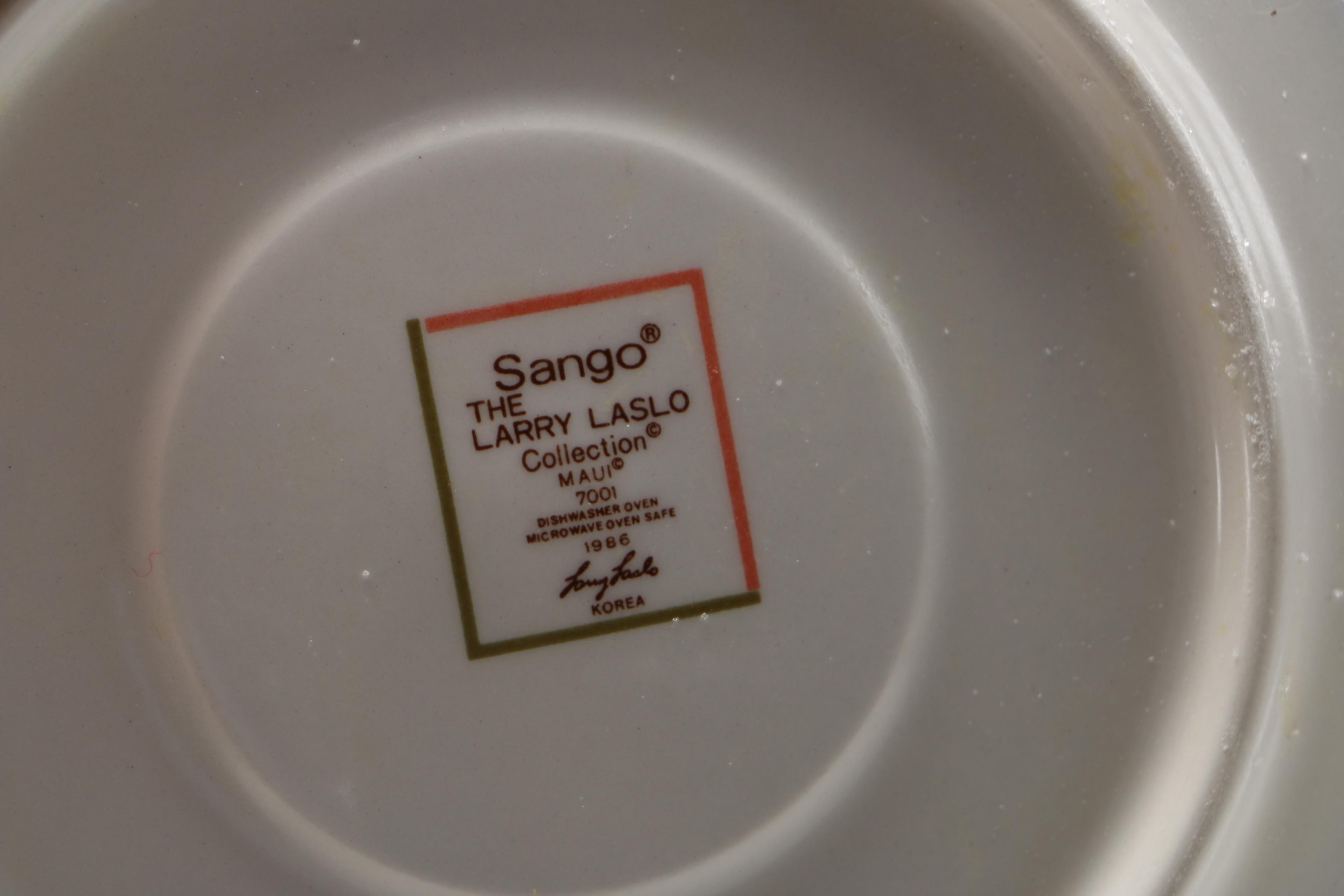 Sango "Maui" Ceramic Plates