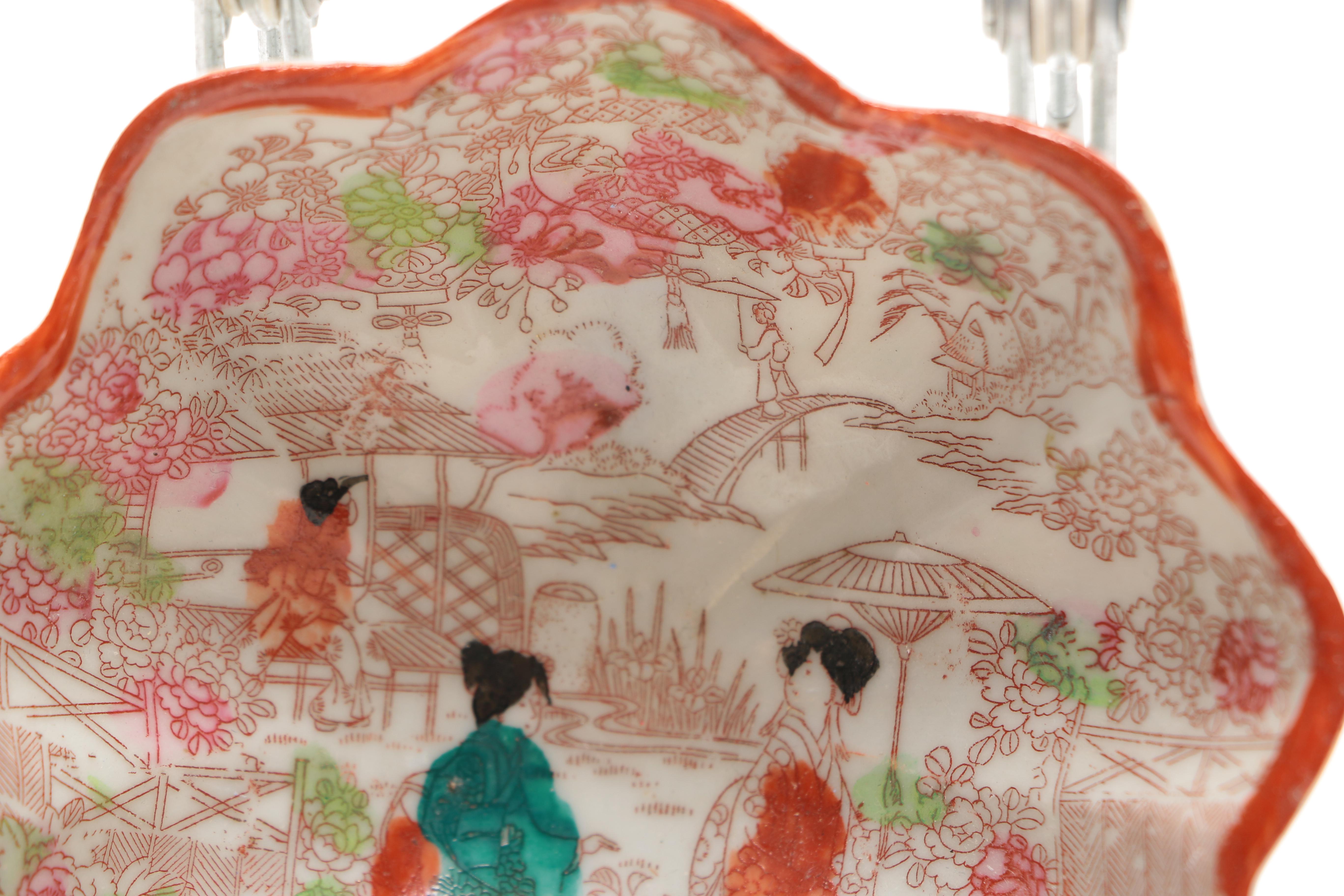 Japanese "Geisha Girl" Porcelain  Bowl Set