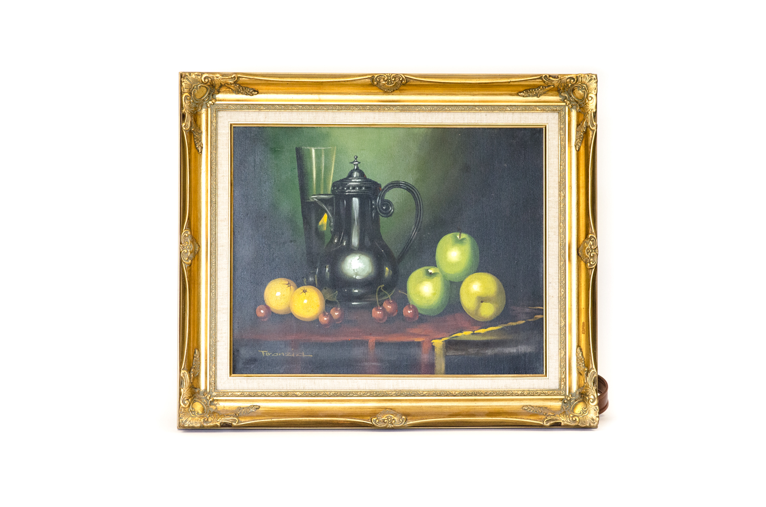 Anthony Franzia Oil Painting on Canvas of Still Life